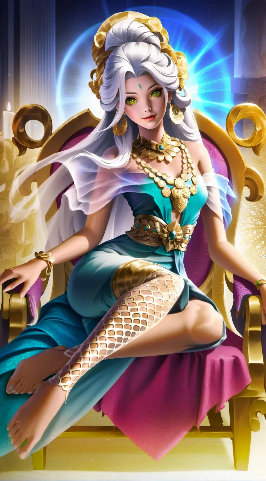 ai character:  Goddest Hannah  background