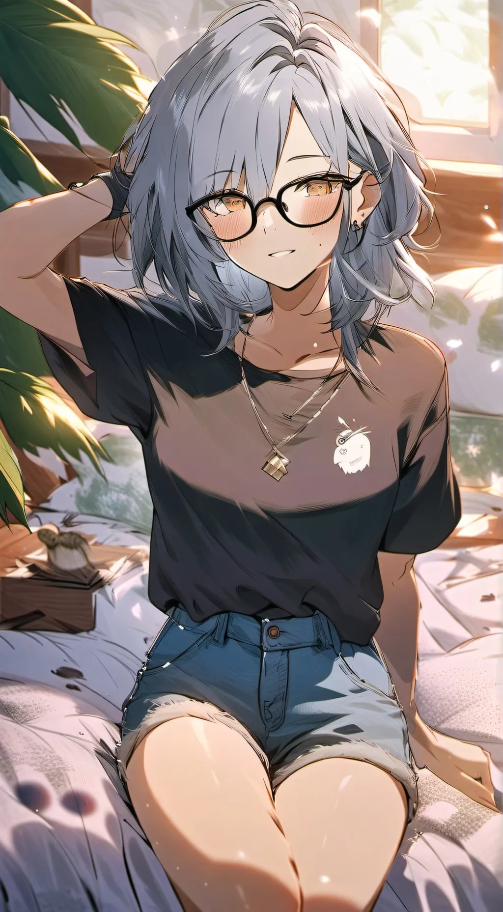 ai character: Hazel background