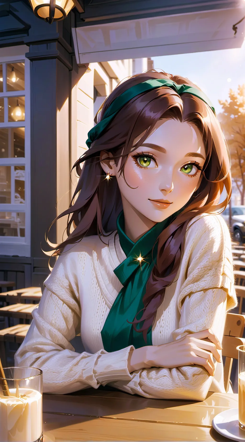 ai character: Ariana background