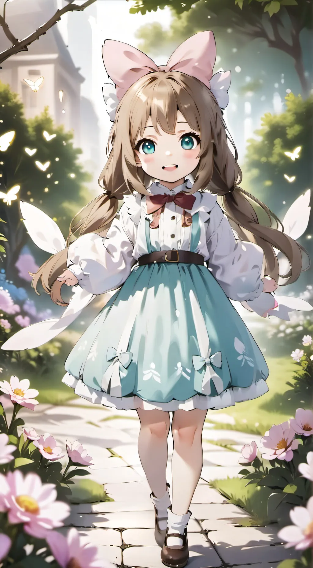 ai character: IM BACK.. FR background