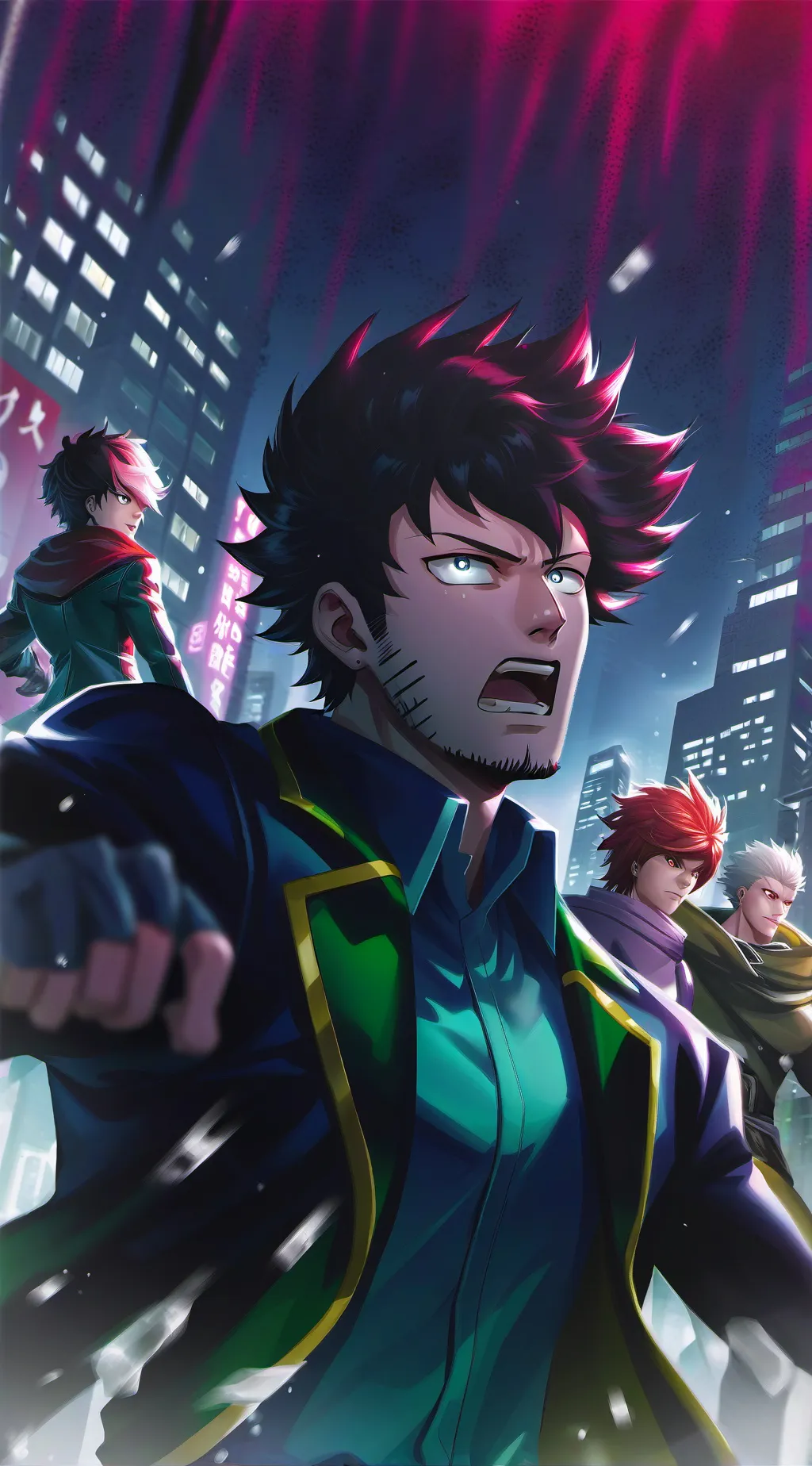 ai character: mha lab background