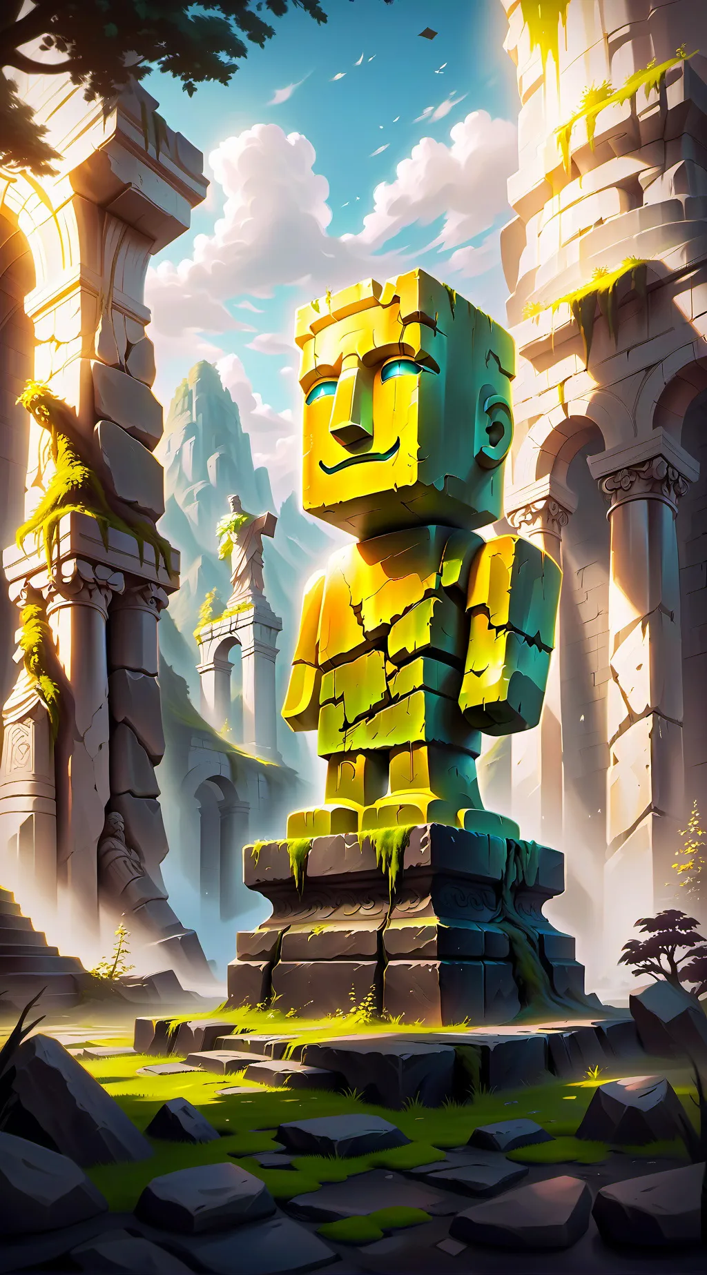 ai character: Past. background