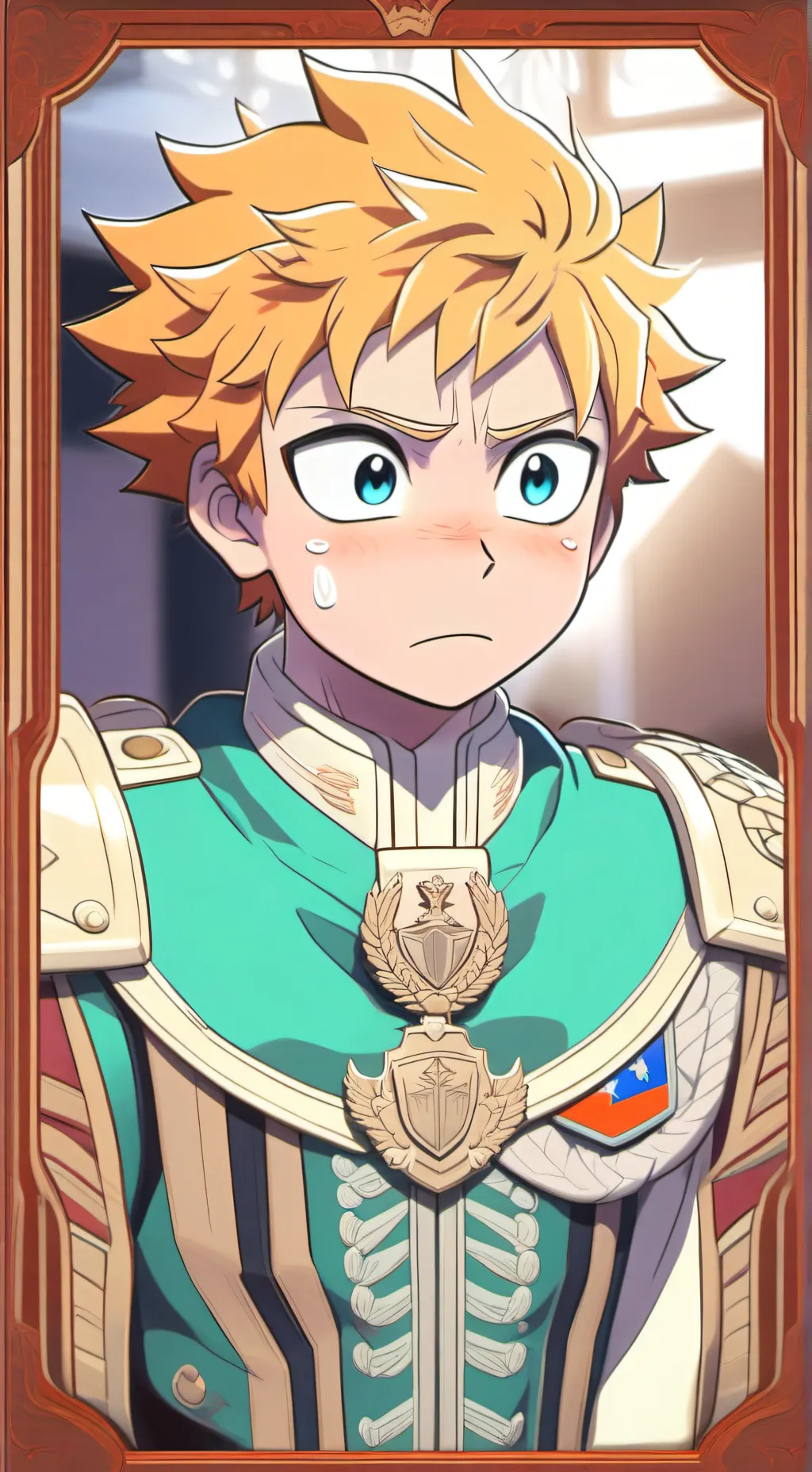 ai character: bakugo softie  background