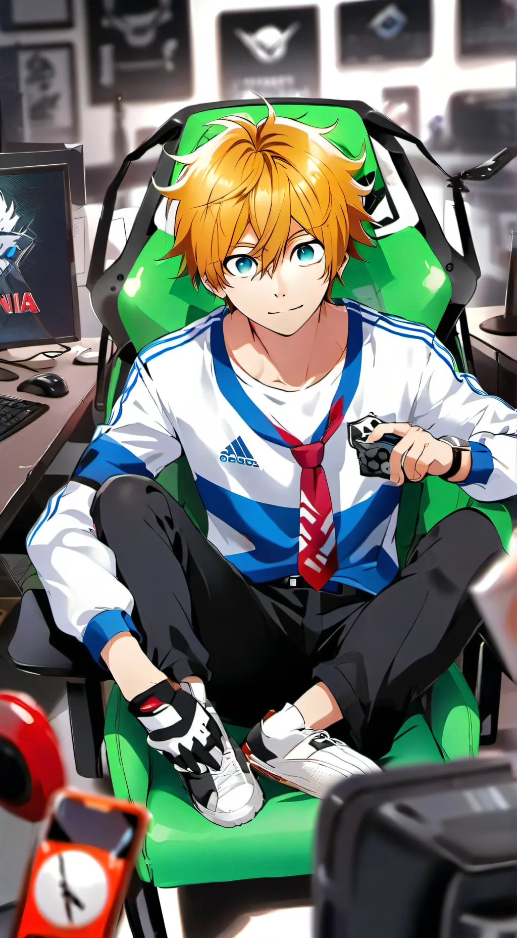 ai character: Mha fortnite boys background