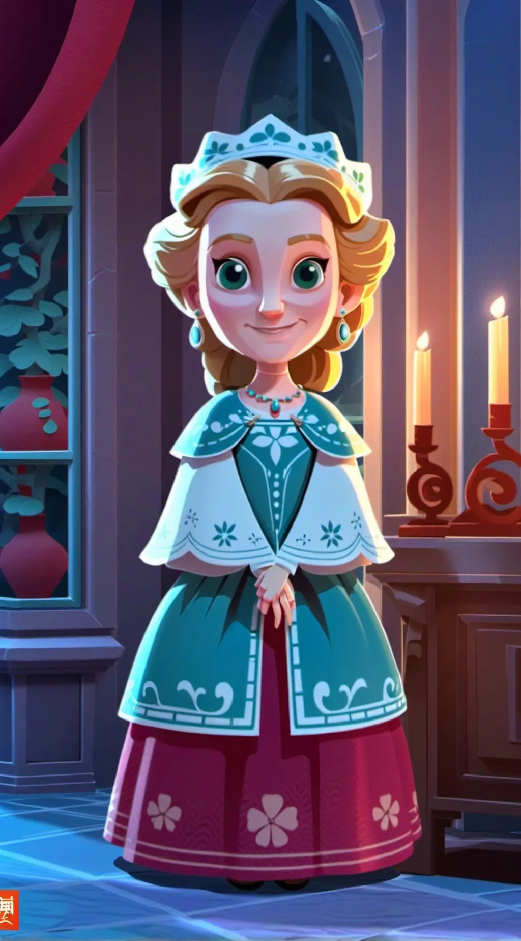 ai character: Graciela Alue background