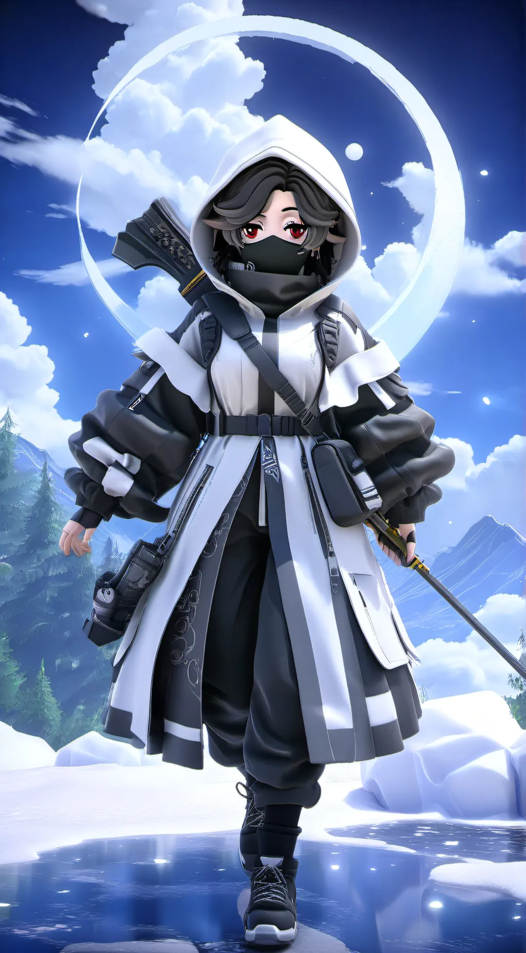 ai character: My hero academia  background