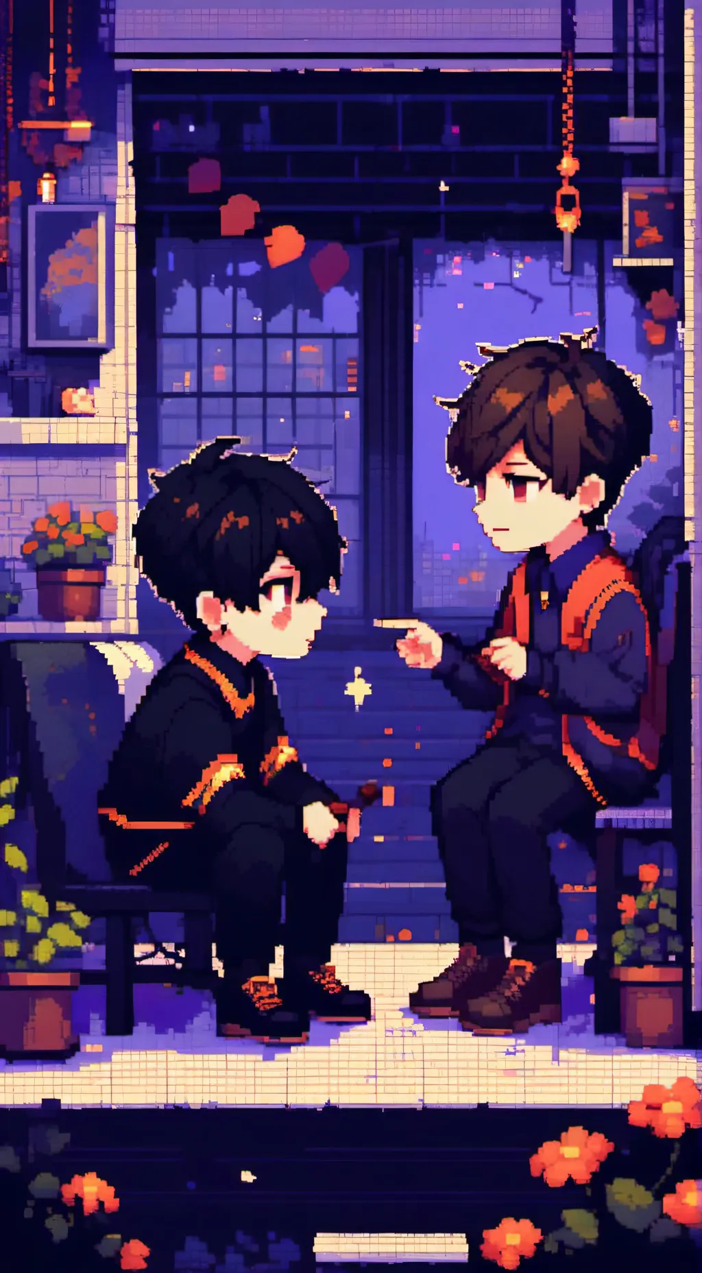 ai character: MePhone4, computer background