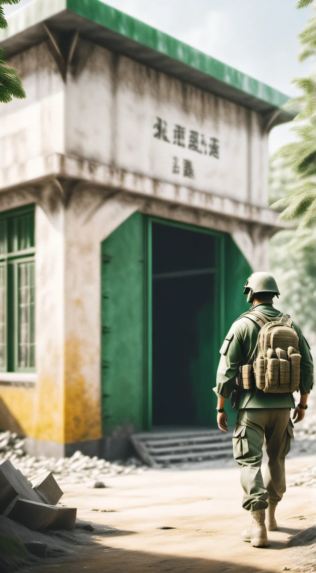 ai character: COD post mission  background