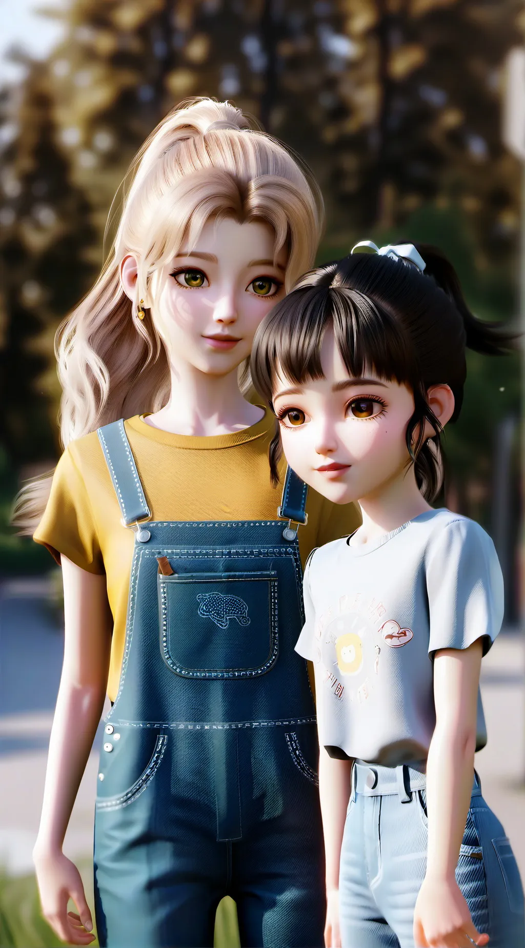 ai character: Your twins background