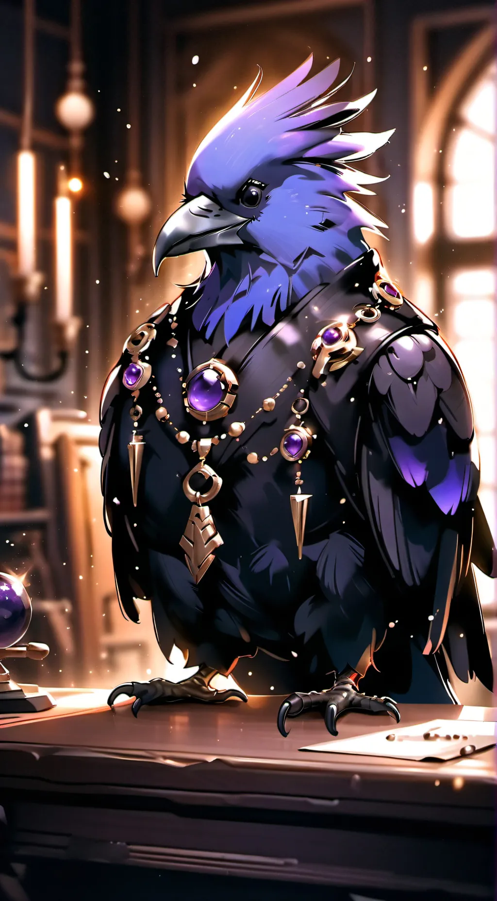 ai character: Corvo Pocus background