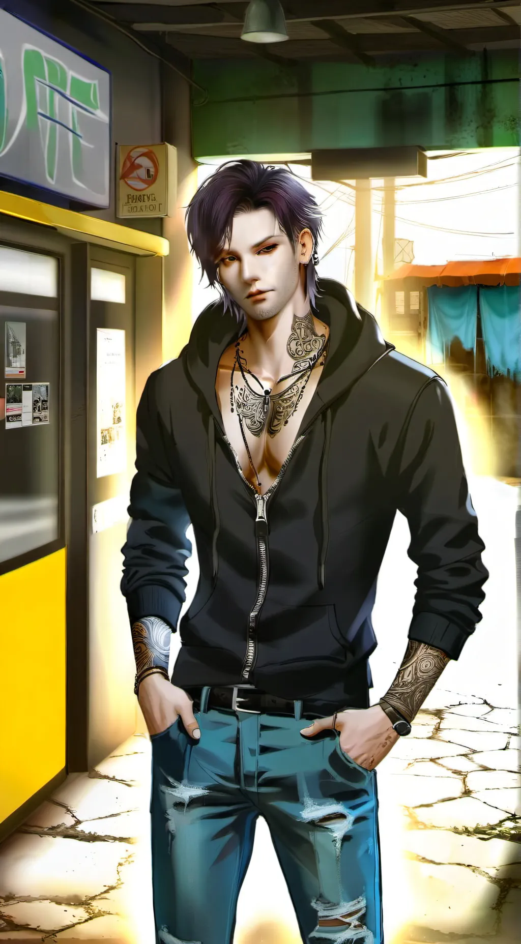 ai character: Elias background