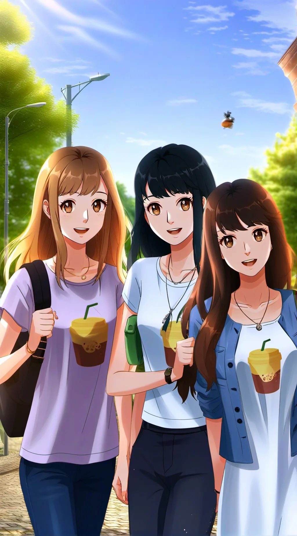 ai character: tus 3 hermanas  background