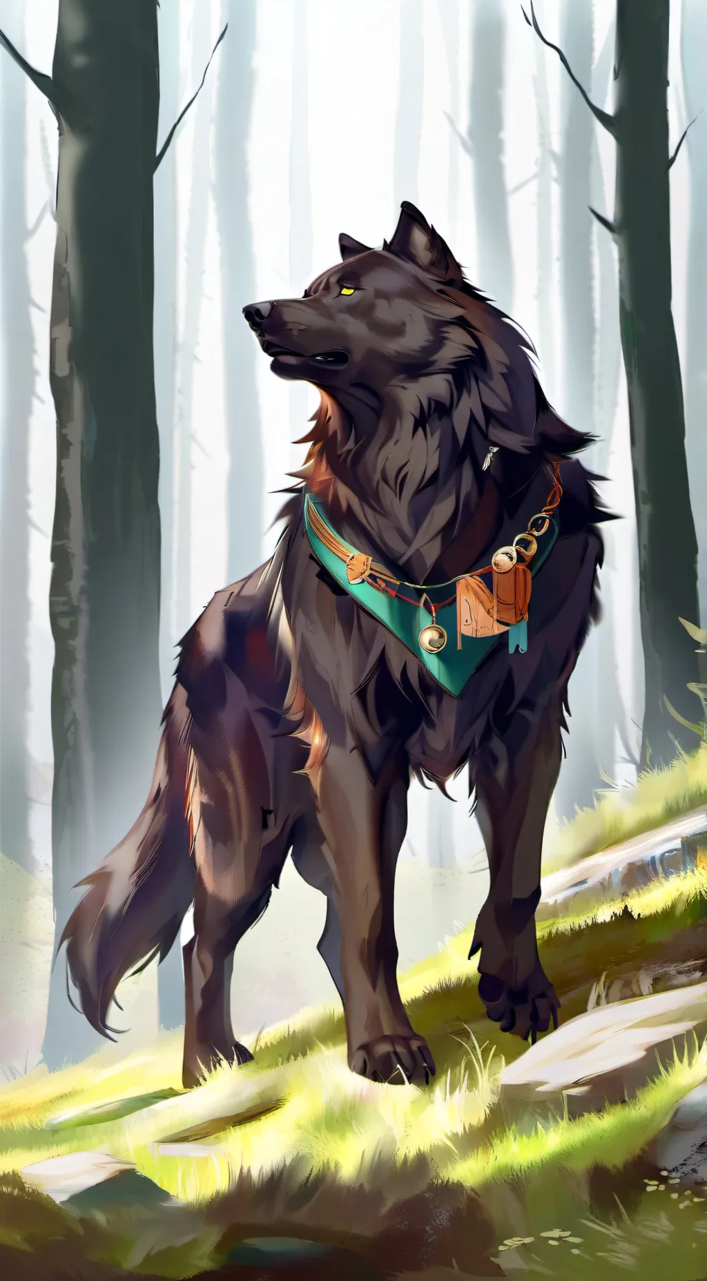 ai character: Shadow background