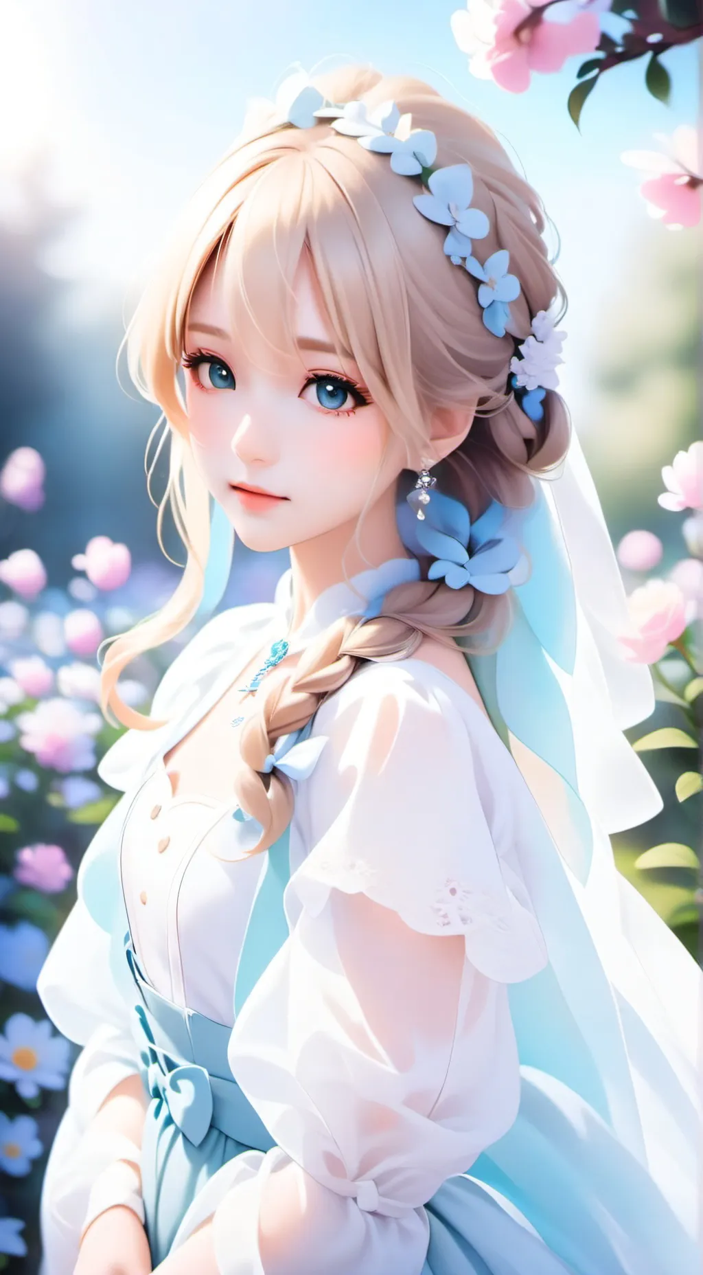 ai character: Милана background