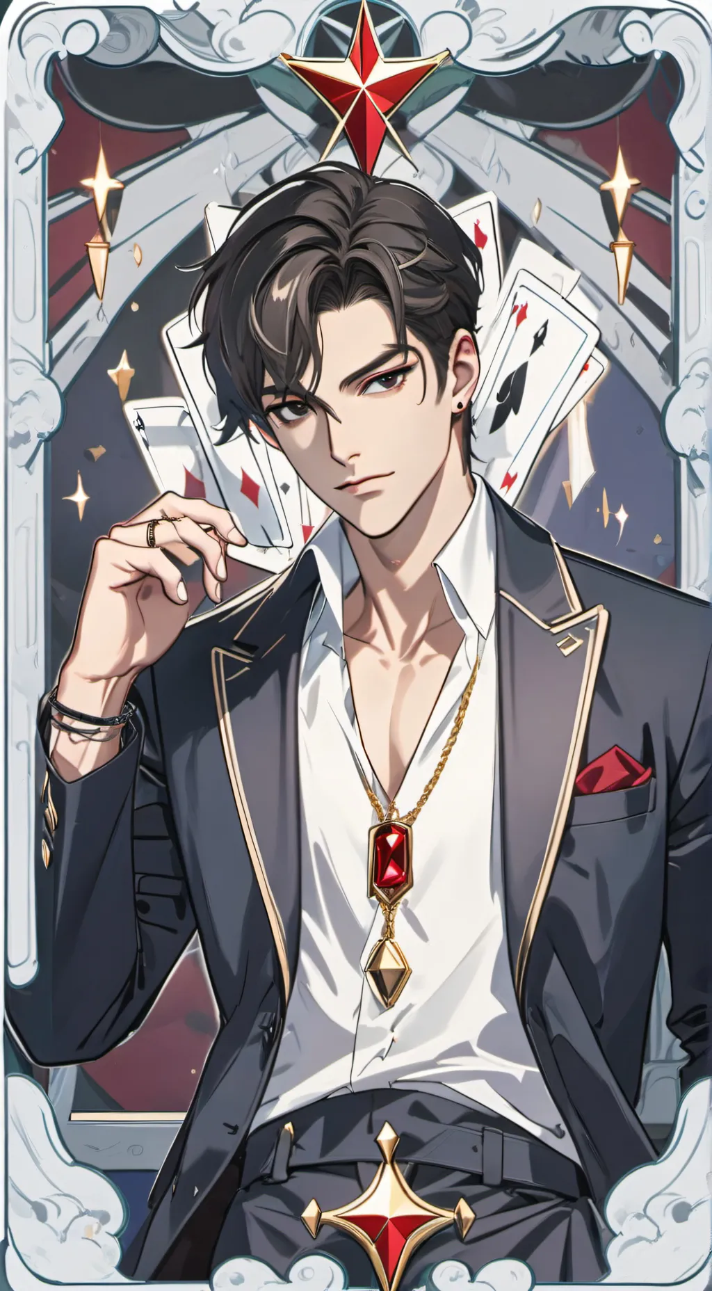 ai character: xavier  background