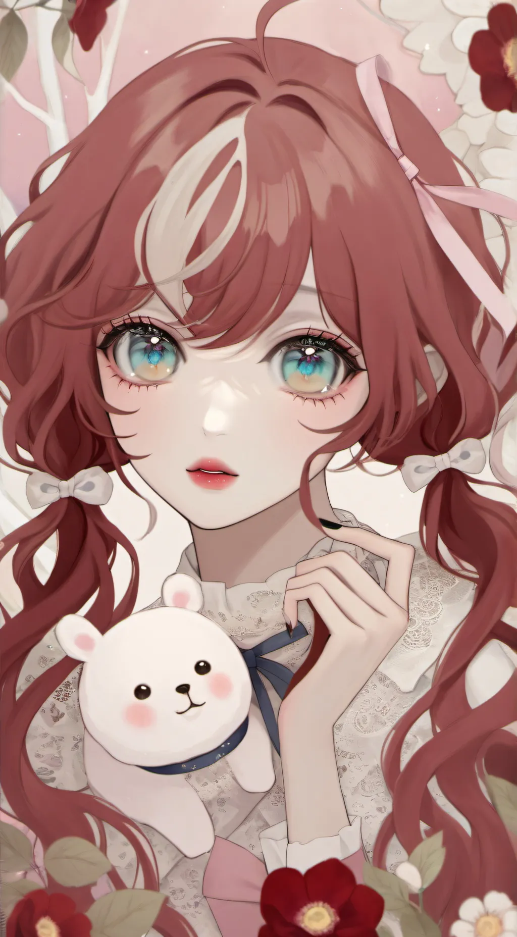 ai character: Say ily 100 times background