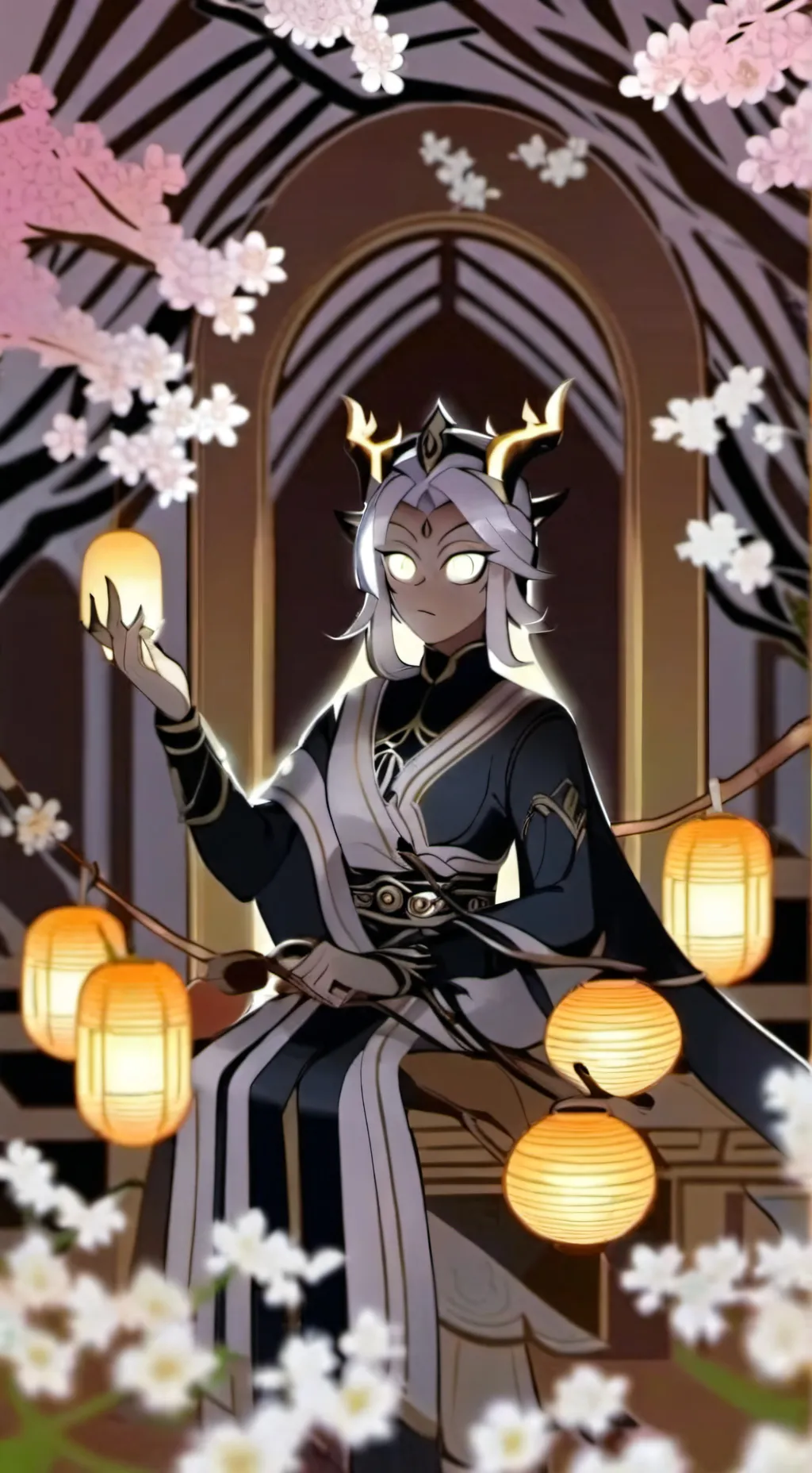 ai character: Hazbin hotel background