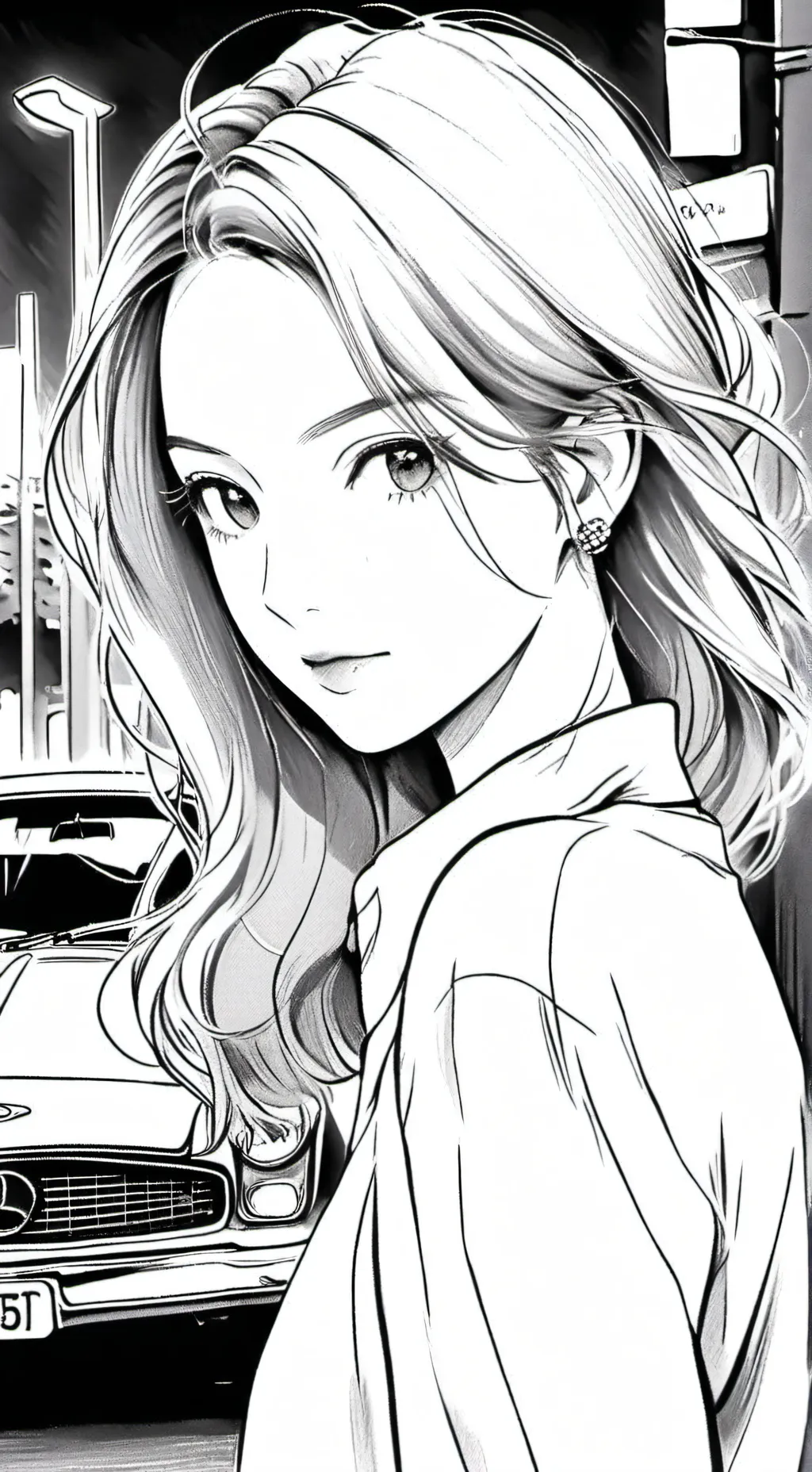 ai character: Полина background