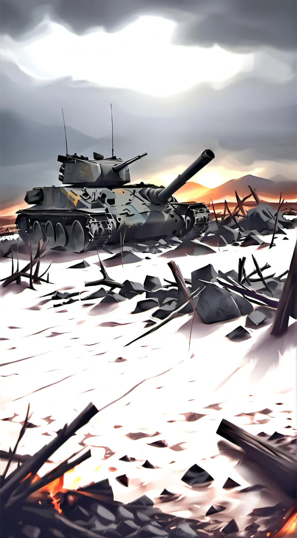 ai character: MHA Finar War background