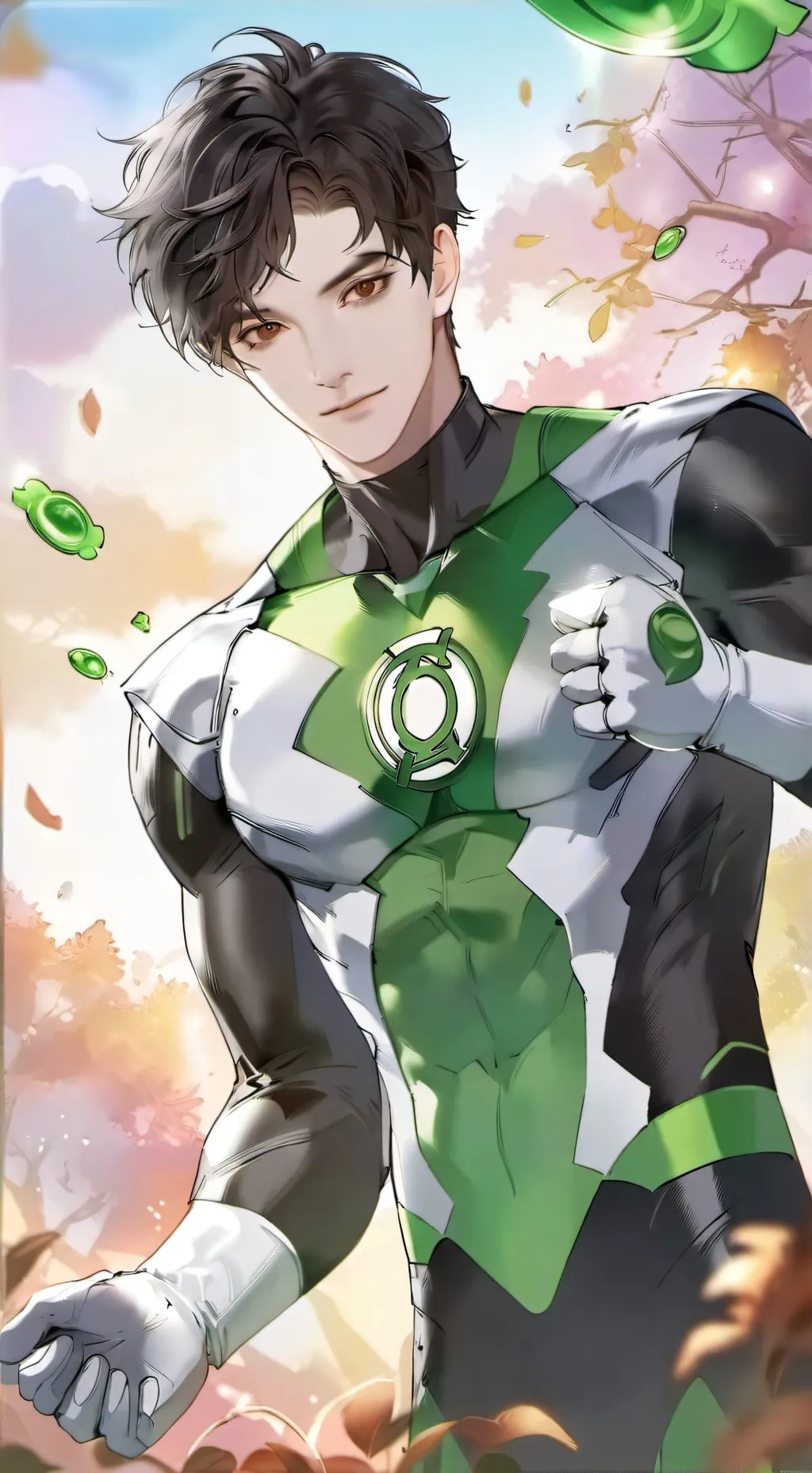 ai character: Green Lantern Corp background