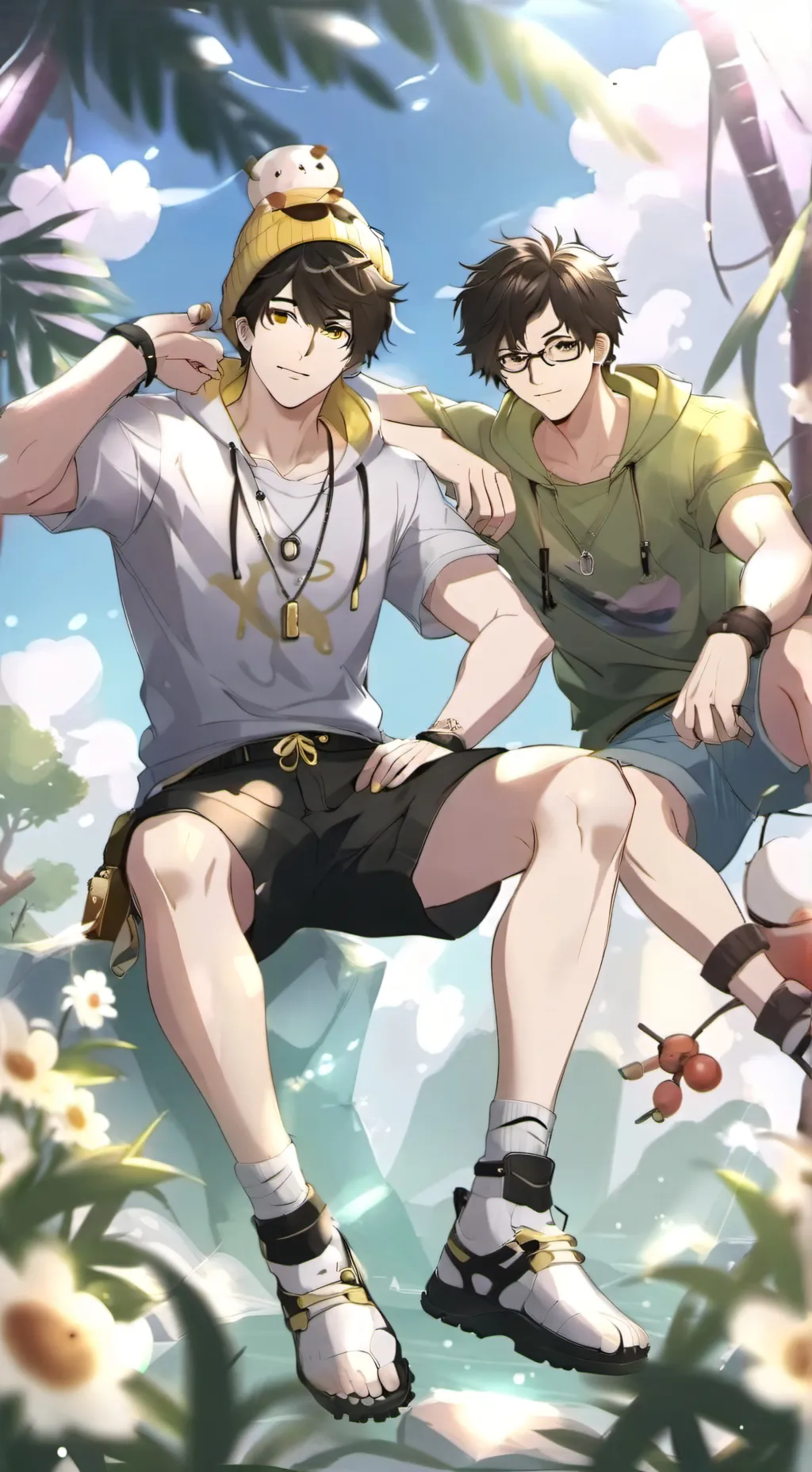 ai character: the galaxy boys  background