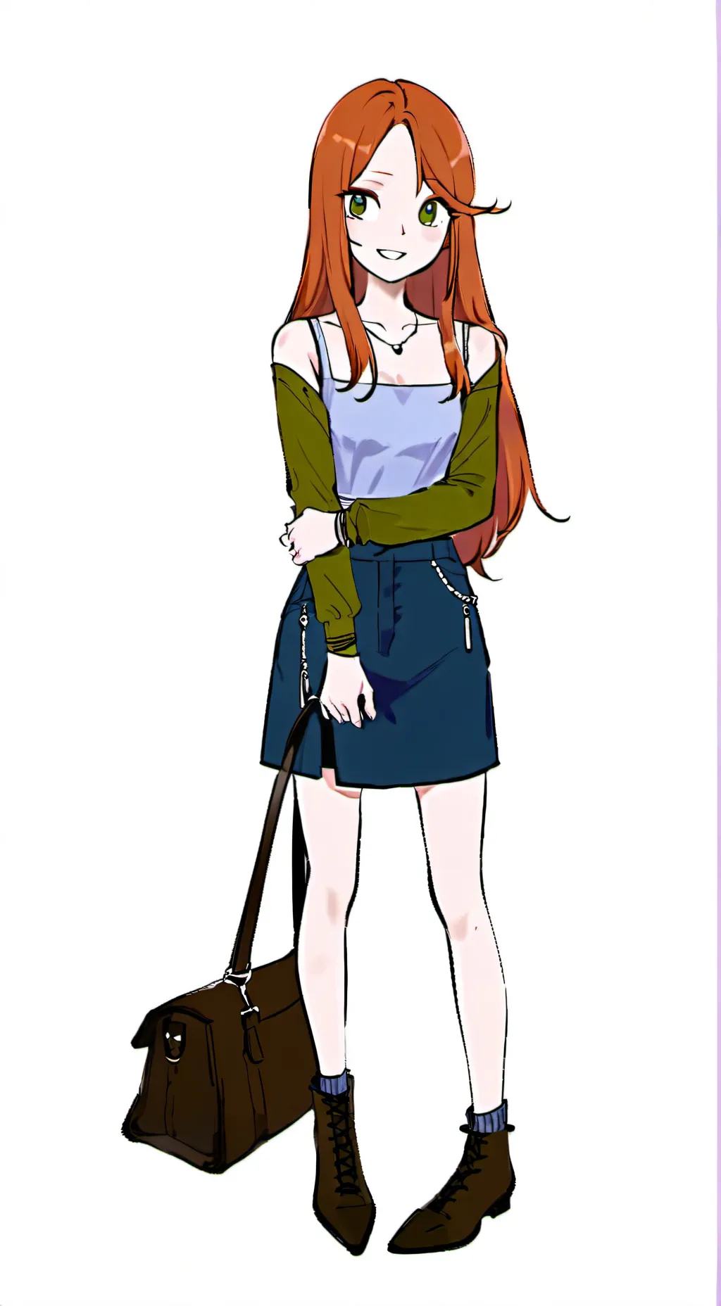 ai character: DanDaDan background