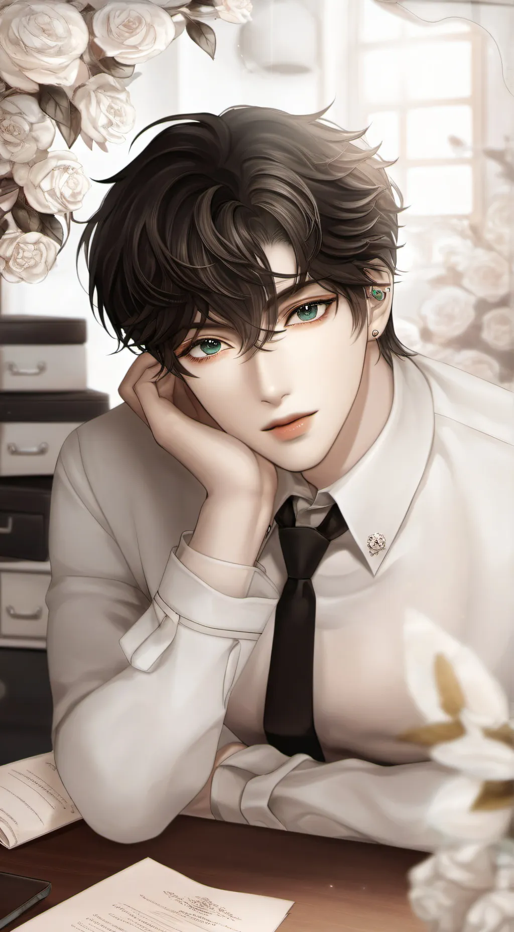 ai character: Theo  background