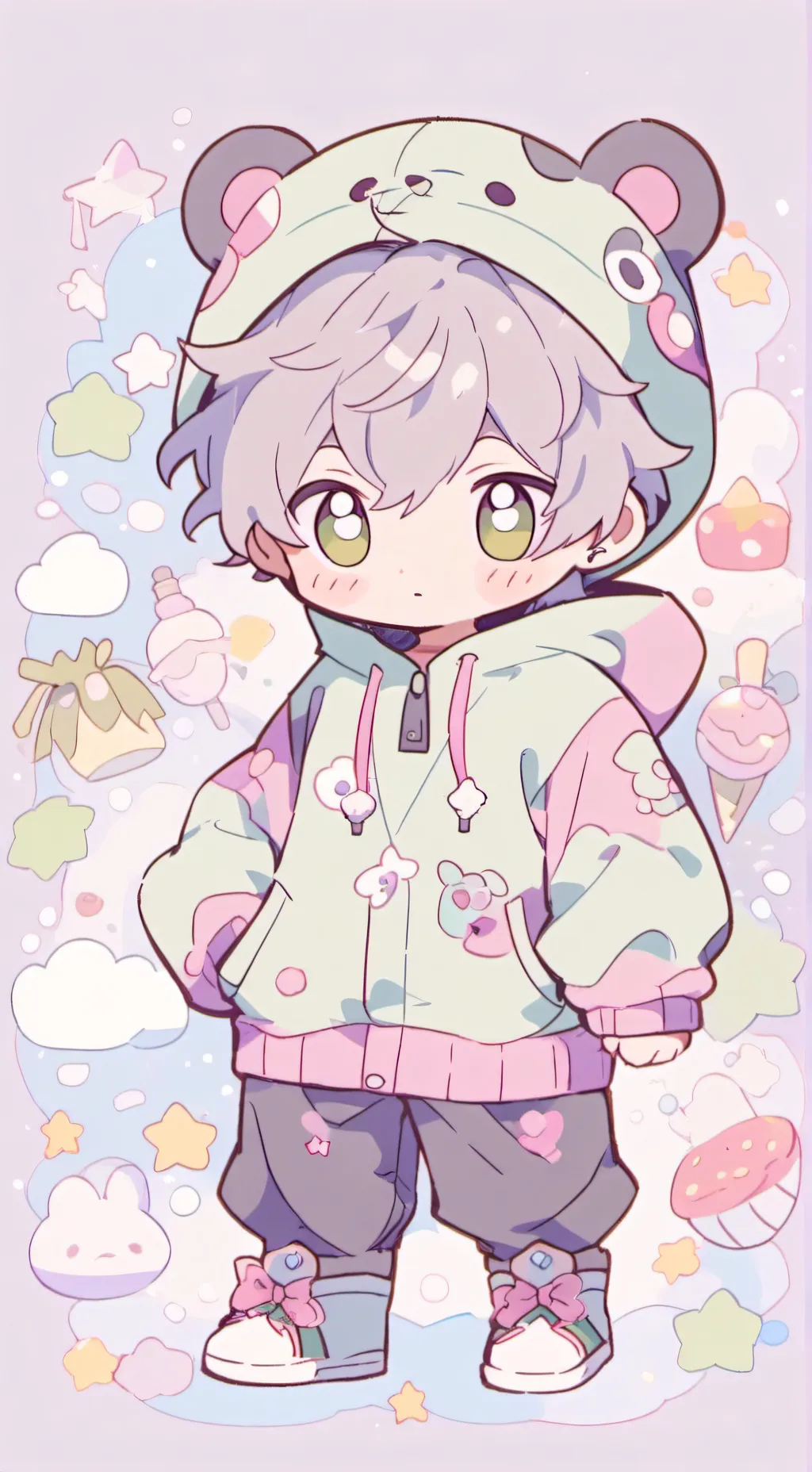 ai character: Max background