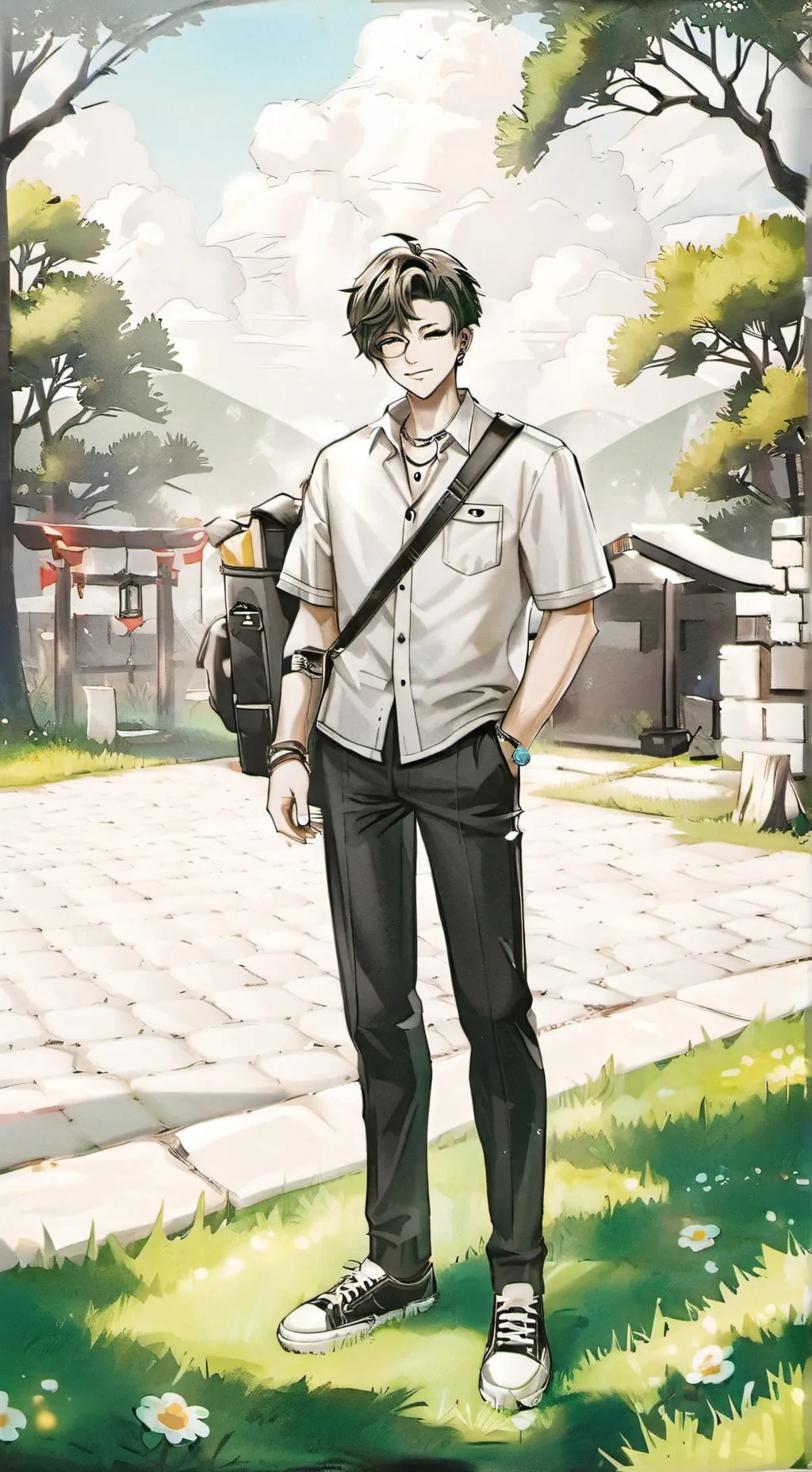 ai character: noob x you    background