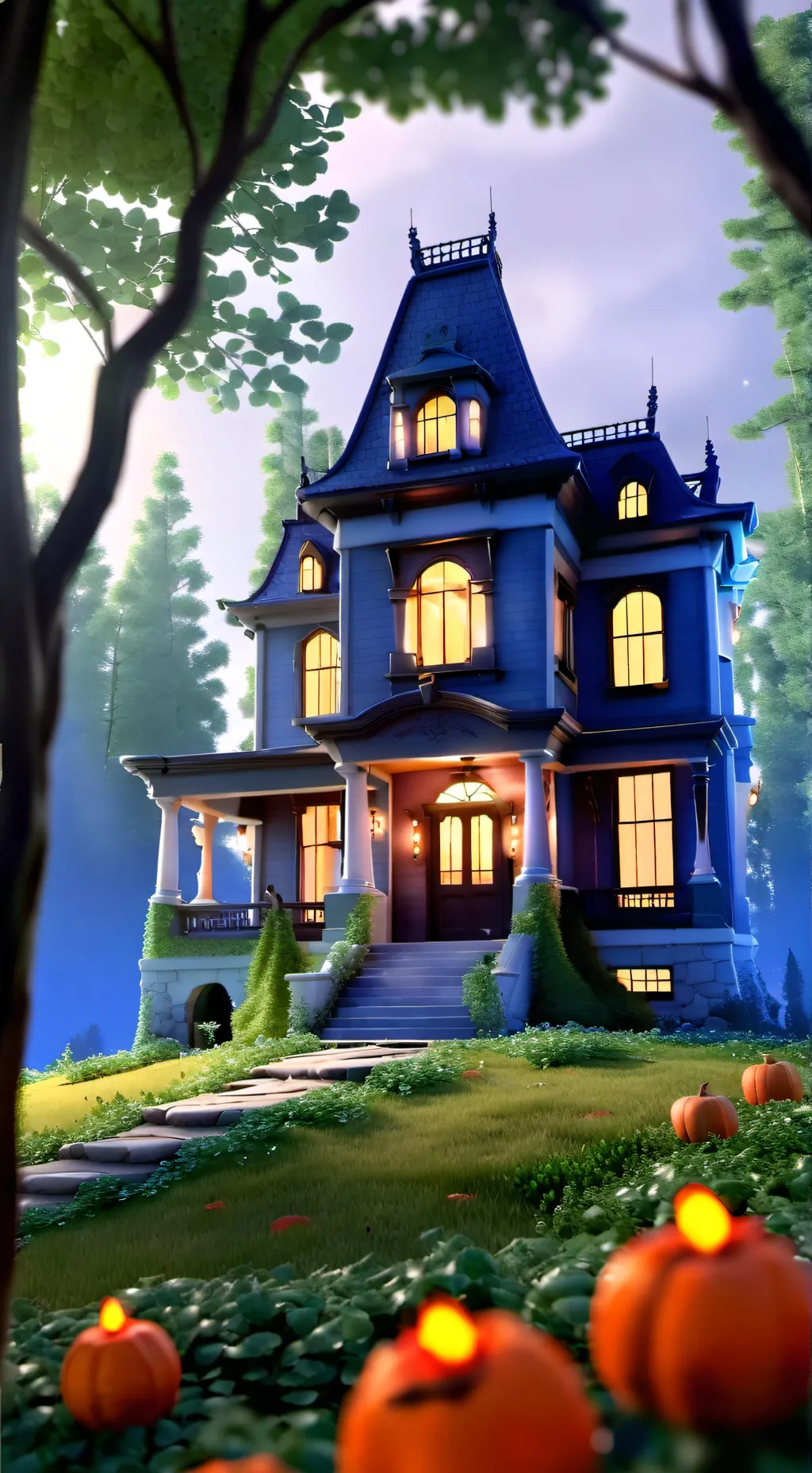 ai character: Cod x Creepypasta background