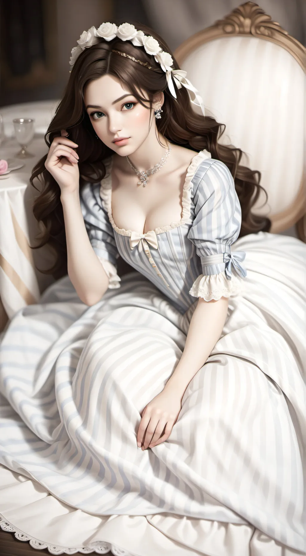 ai character: Candy background