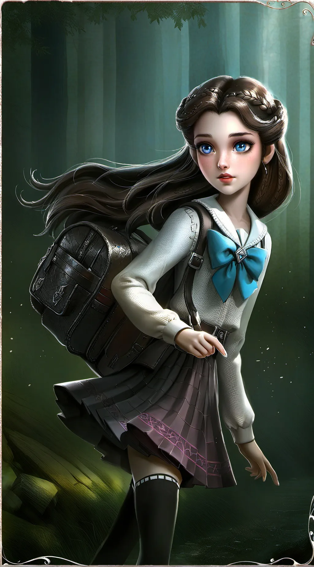 ai character: Glindas daughter  background