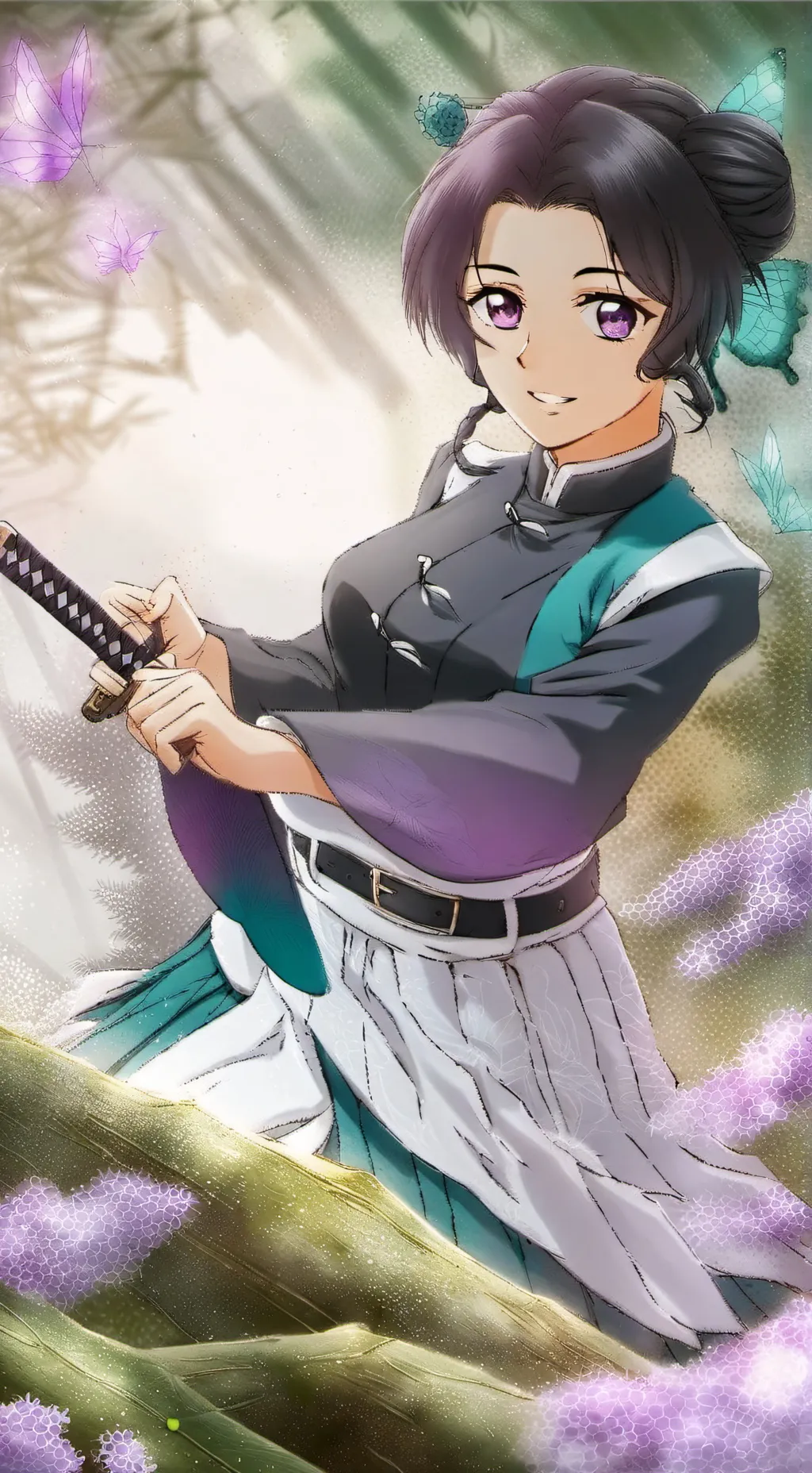 ai character: shinobu background