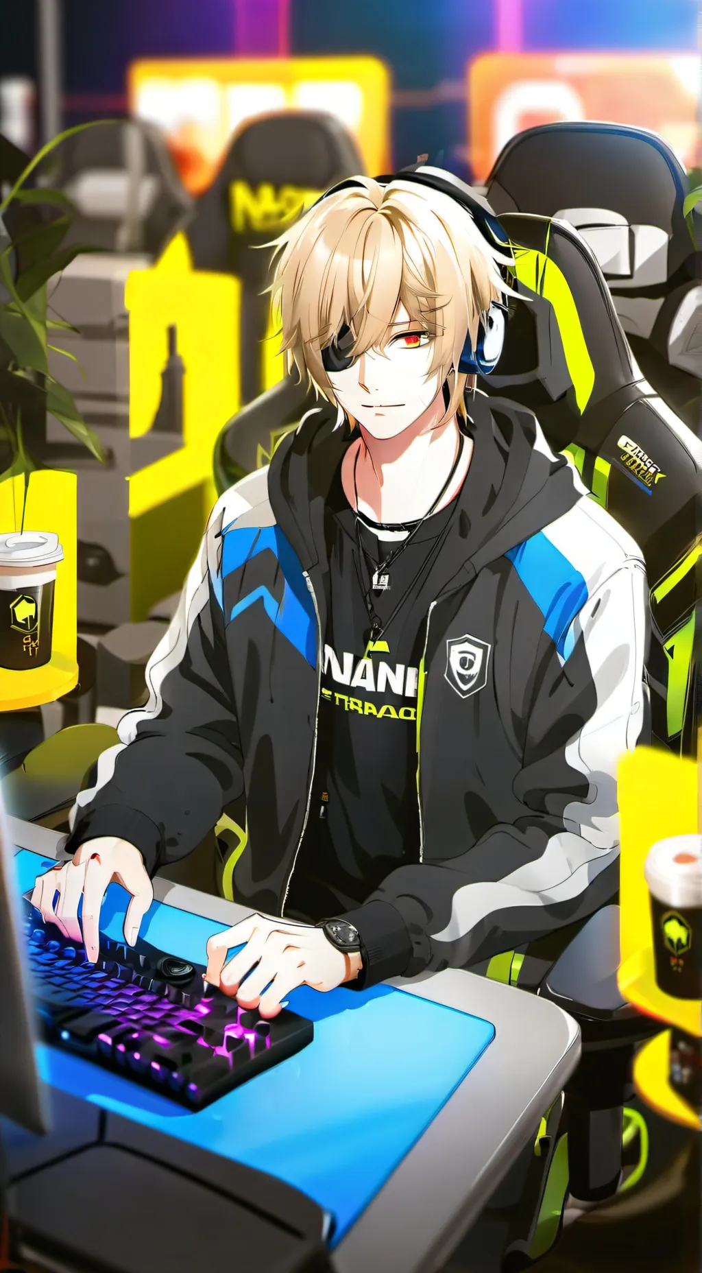 ai character: Chate background