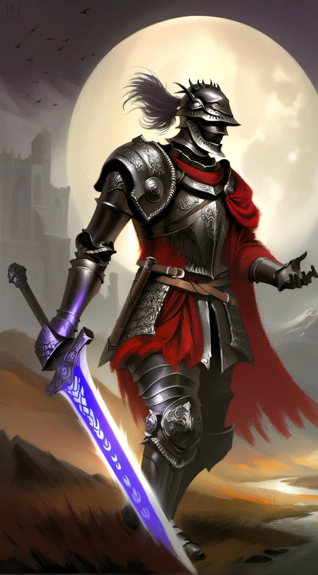 ai character: corrupted knight background
