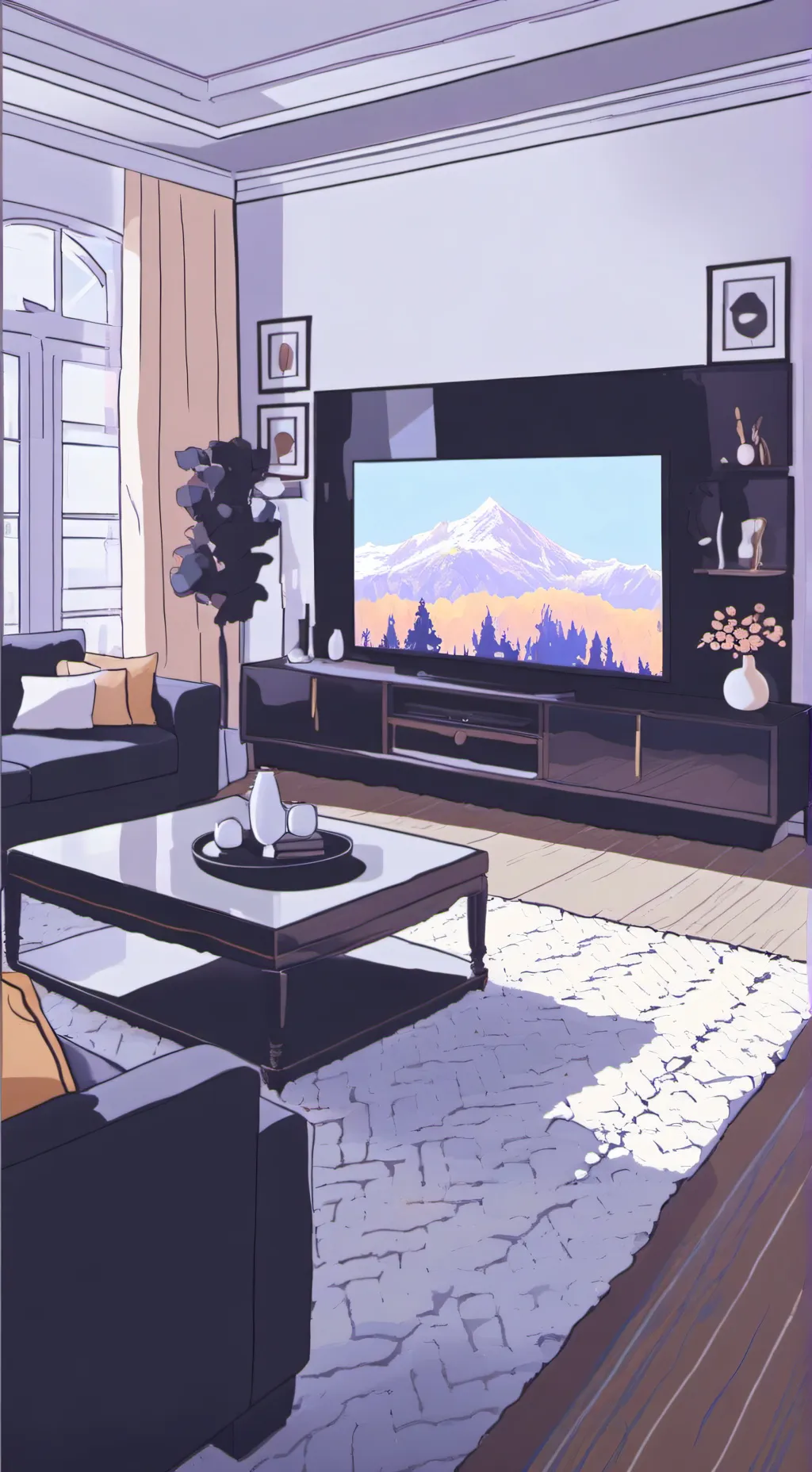 ai character: TV Simulator background