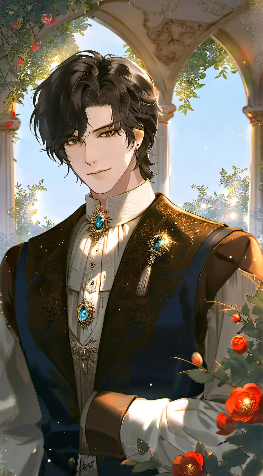 ai character: Alexander  background