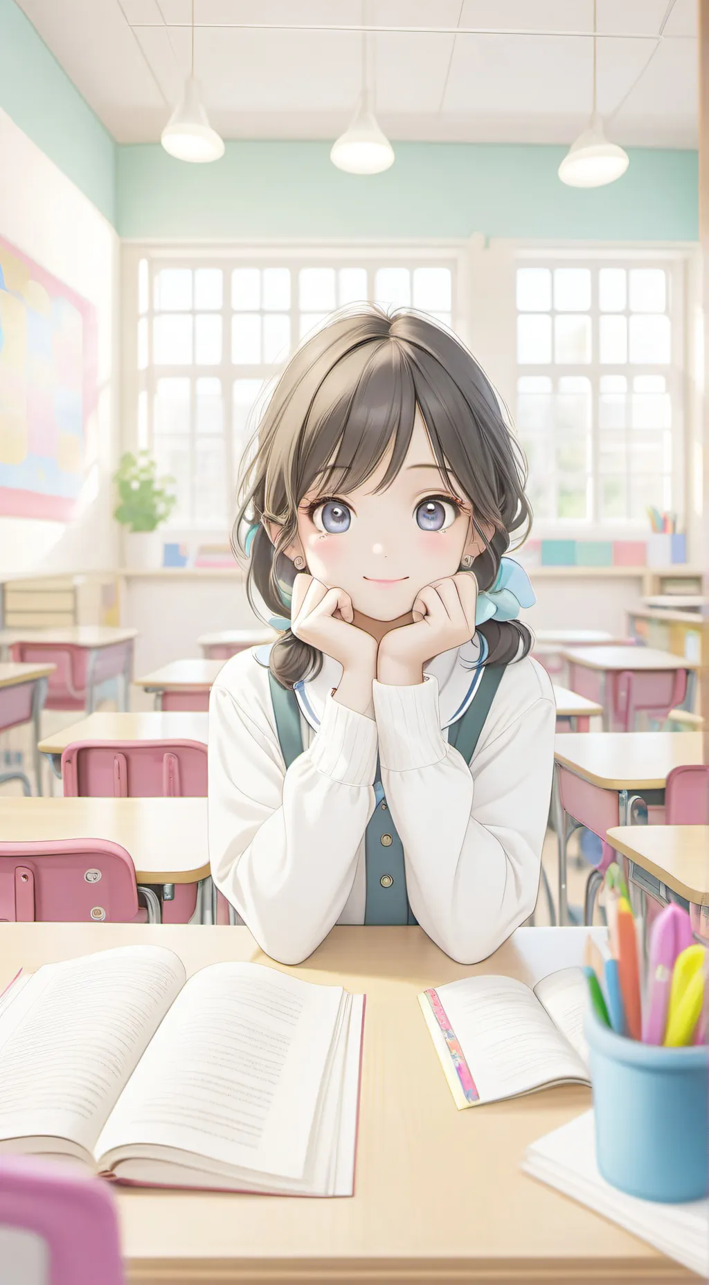 ai character: Putri zahirah background