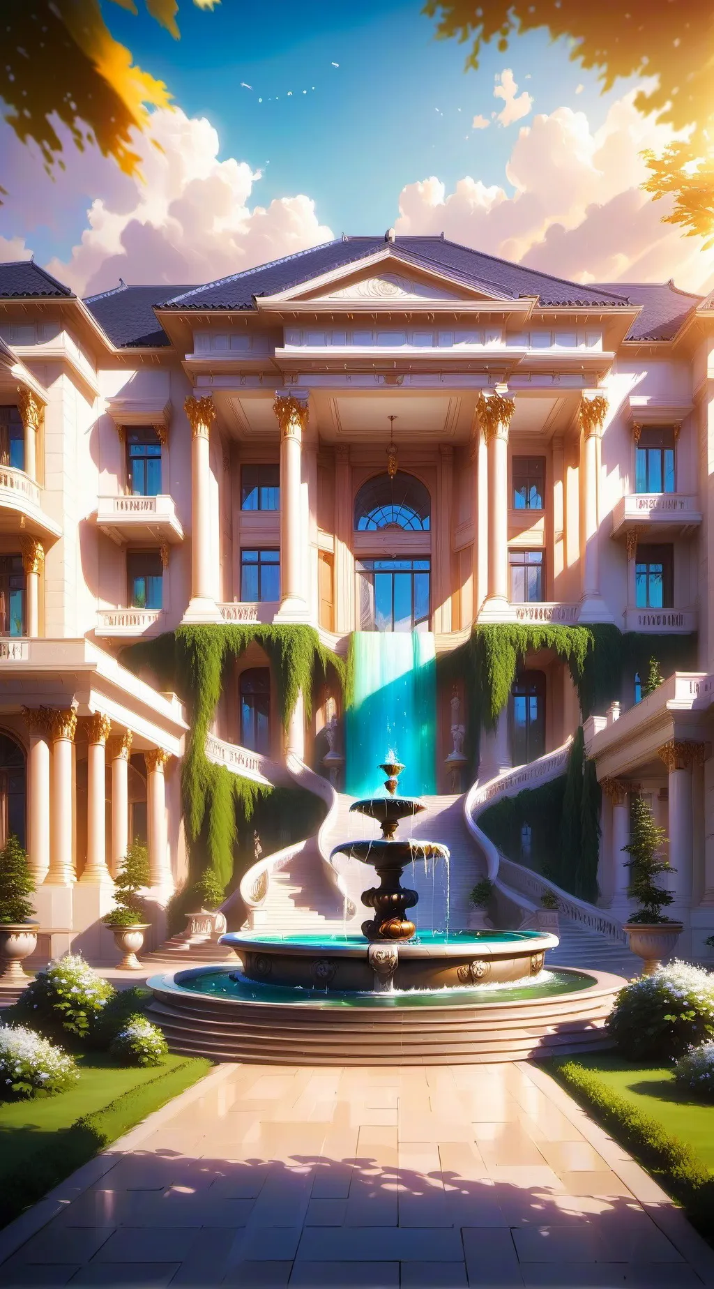 ai character: Wealth background