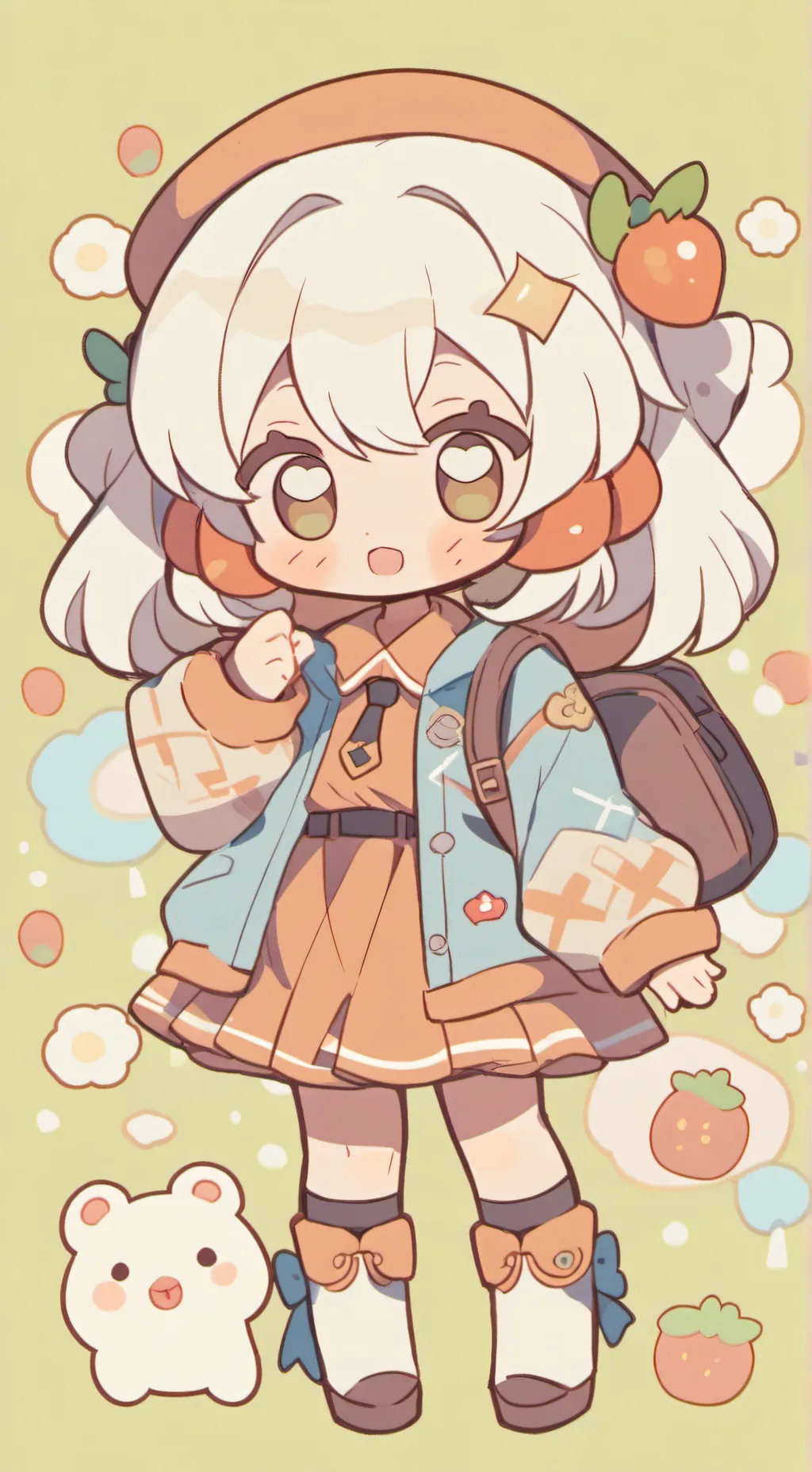 ai character: мока background