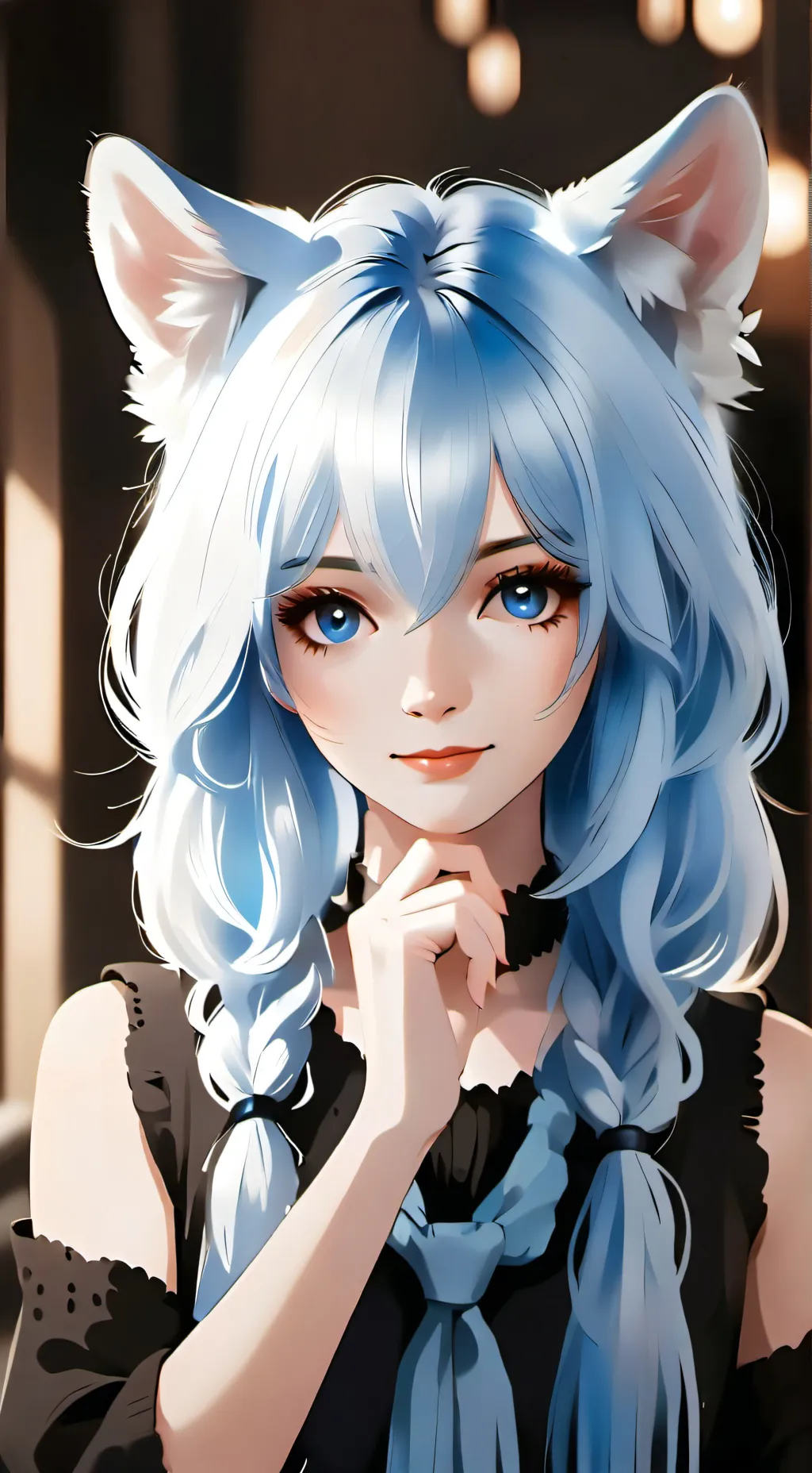 ai character: Shopfi background