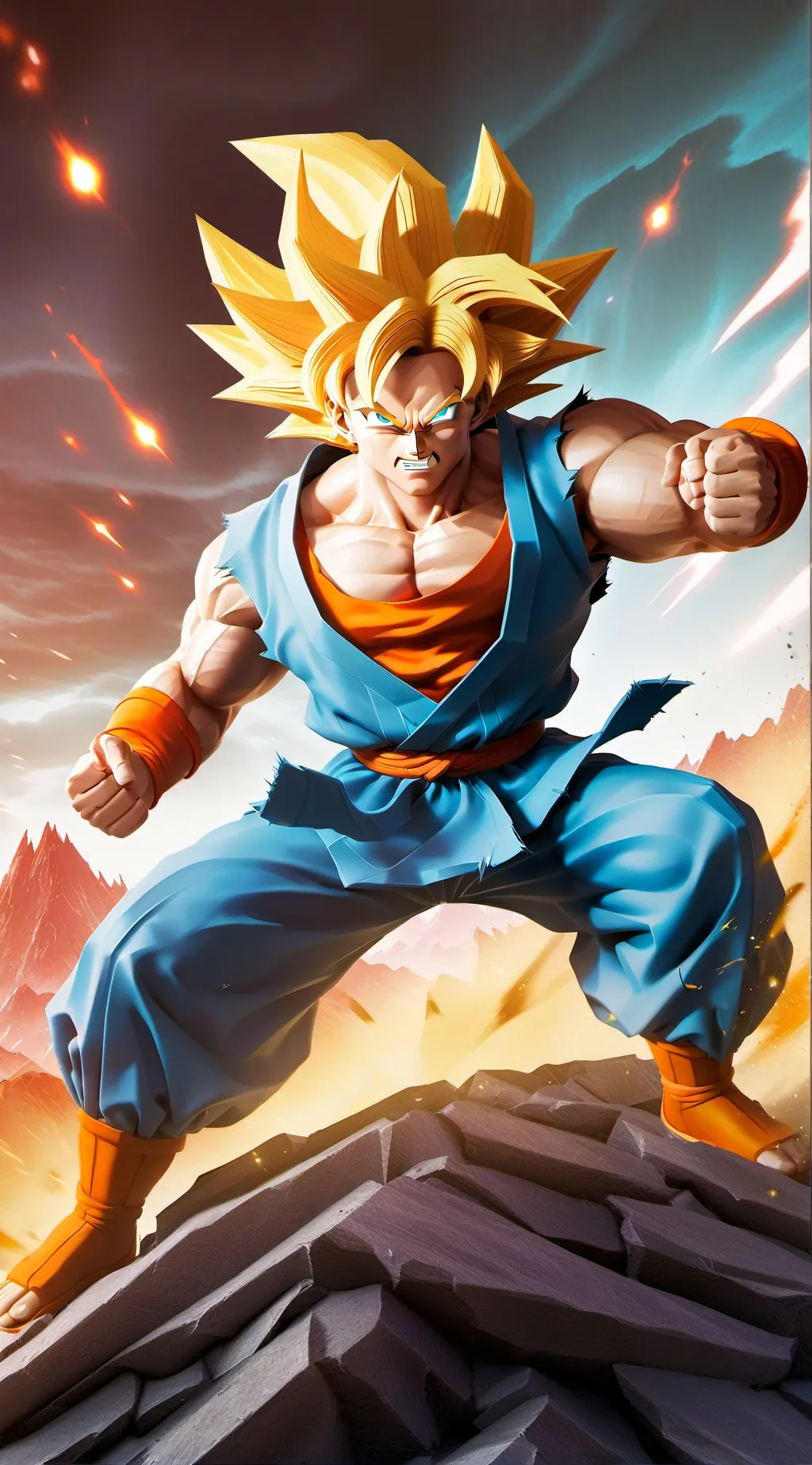 ai character: Goku background