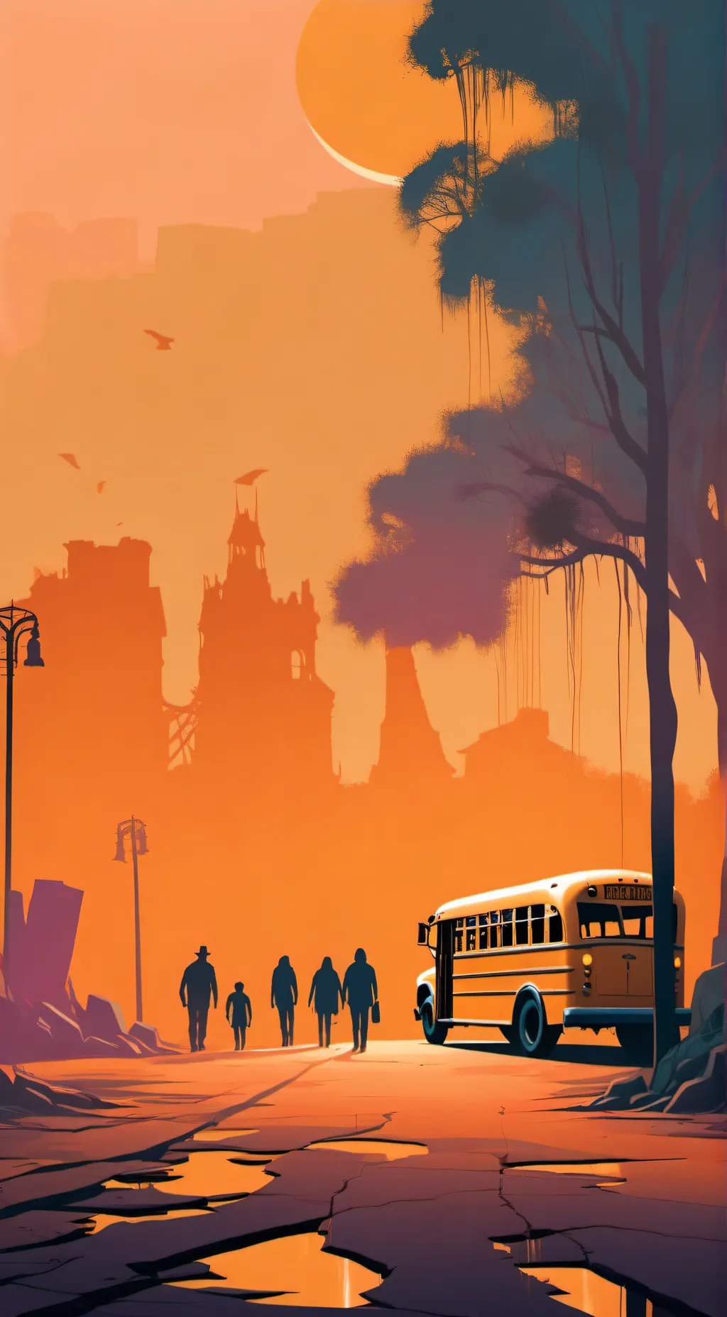 ai character: Dead end background