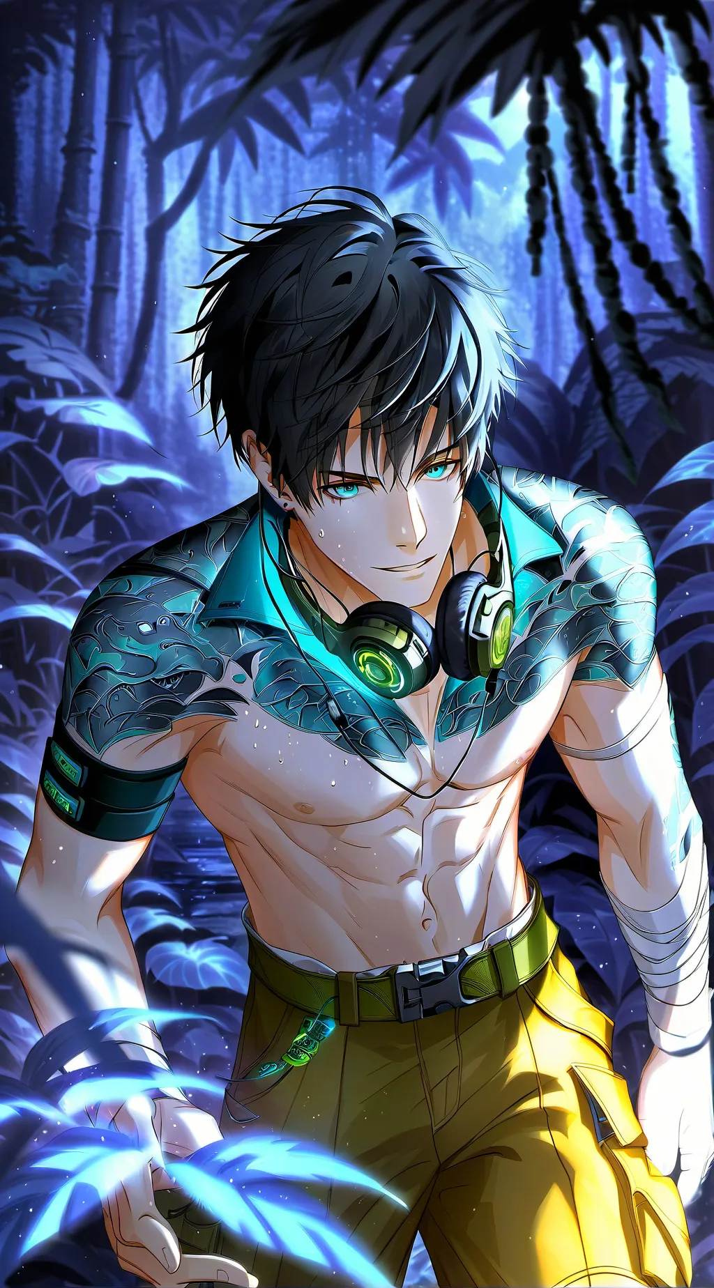 ai character: Manantial background