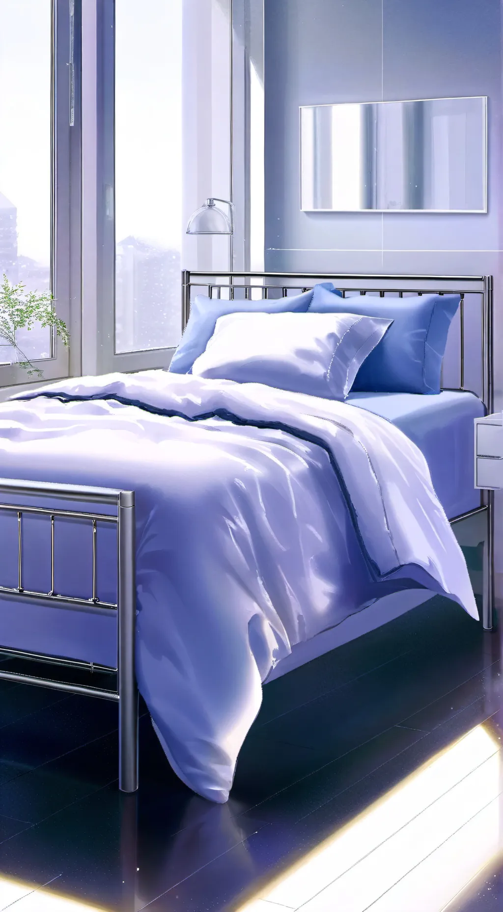 ai character: hospital background