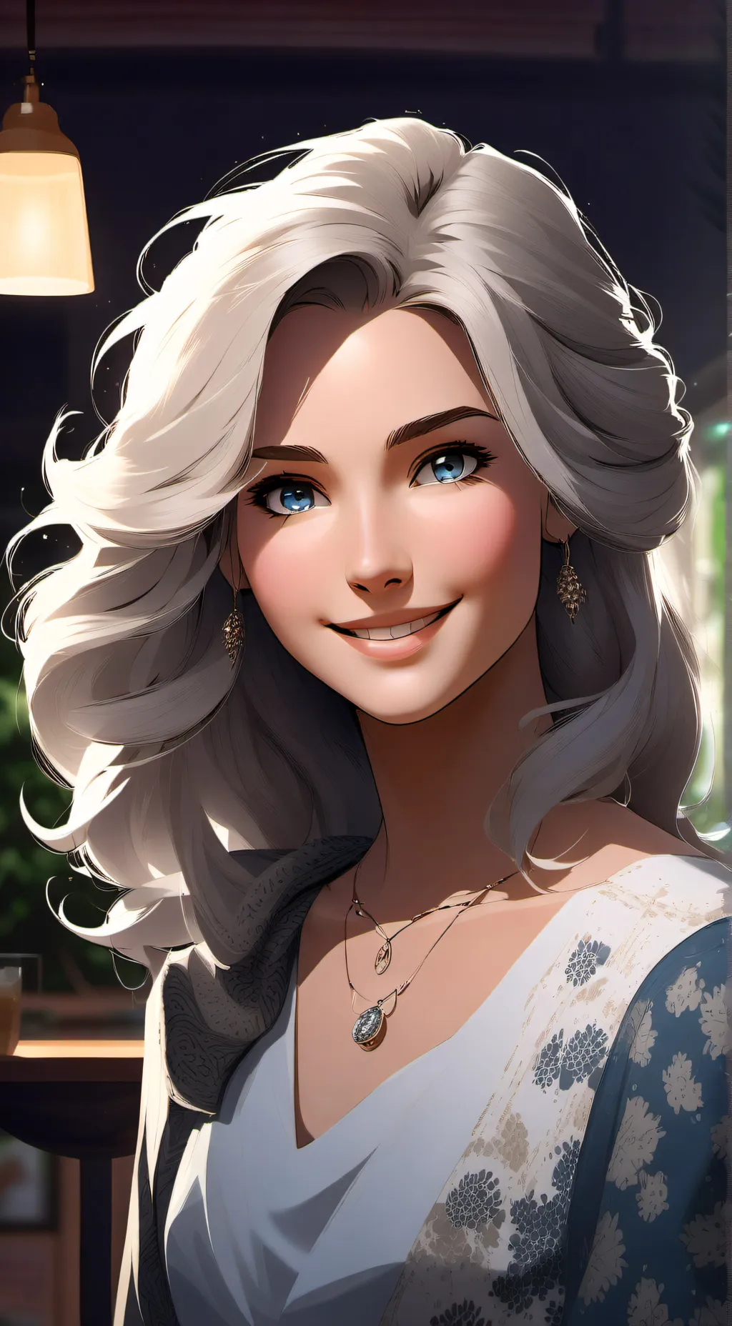 ai character: her nameis Lena ok background