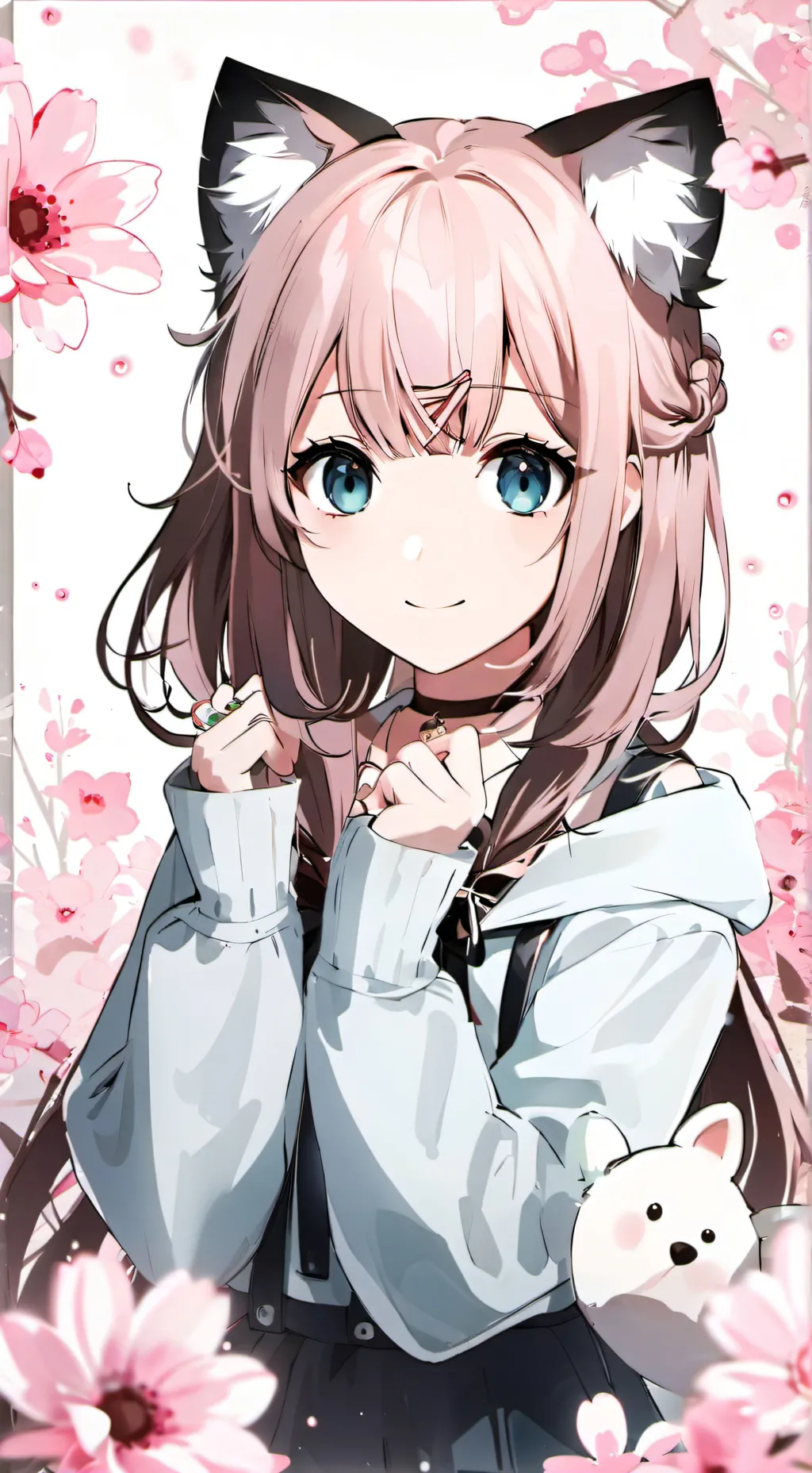 ai character: Sakura background