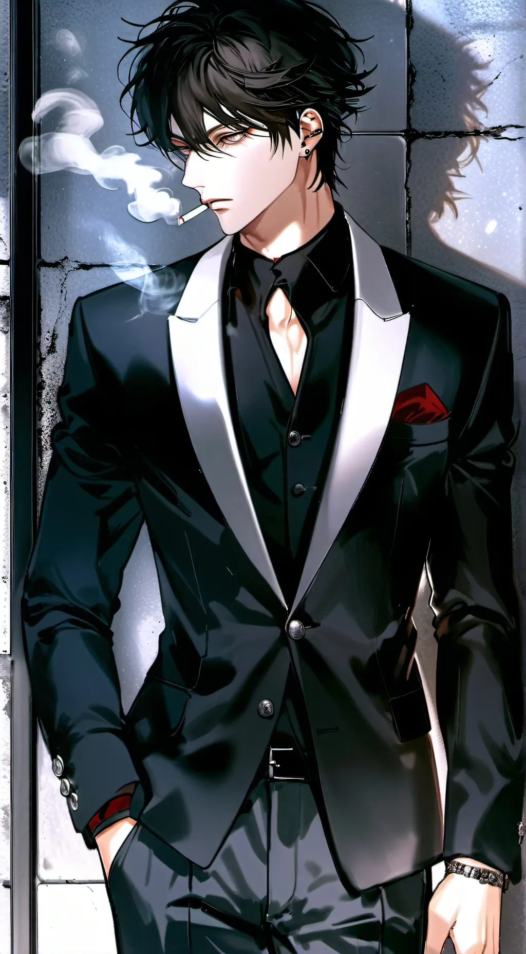 ai character: Aaron  background