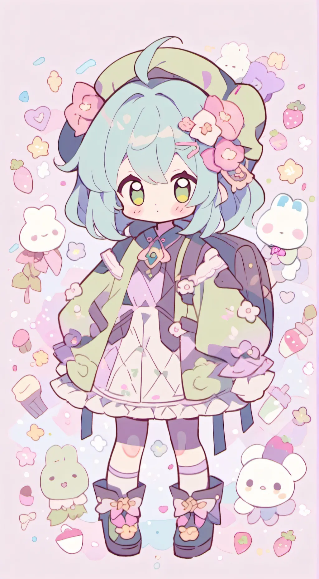 ai character: Sky background