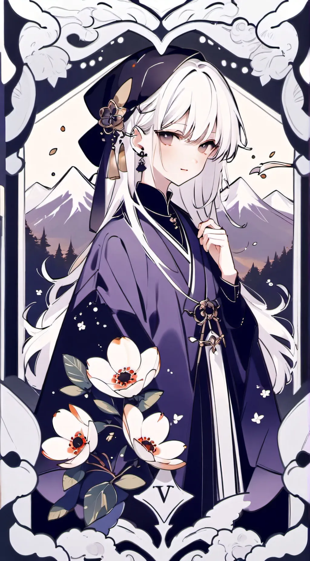 ai character: Юндуз  background